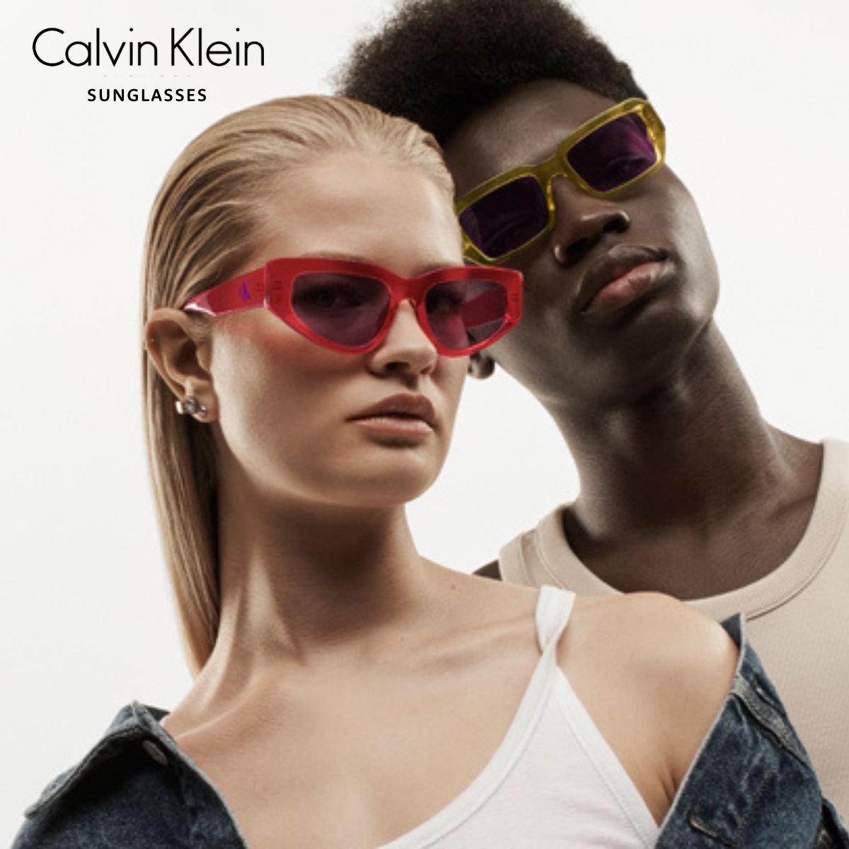 "Calvin Klein sunglasses for men and women featured on Optorium, highlighting stylish, top-brand shades and fashionable goggles."