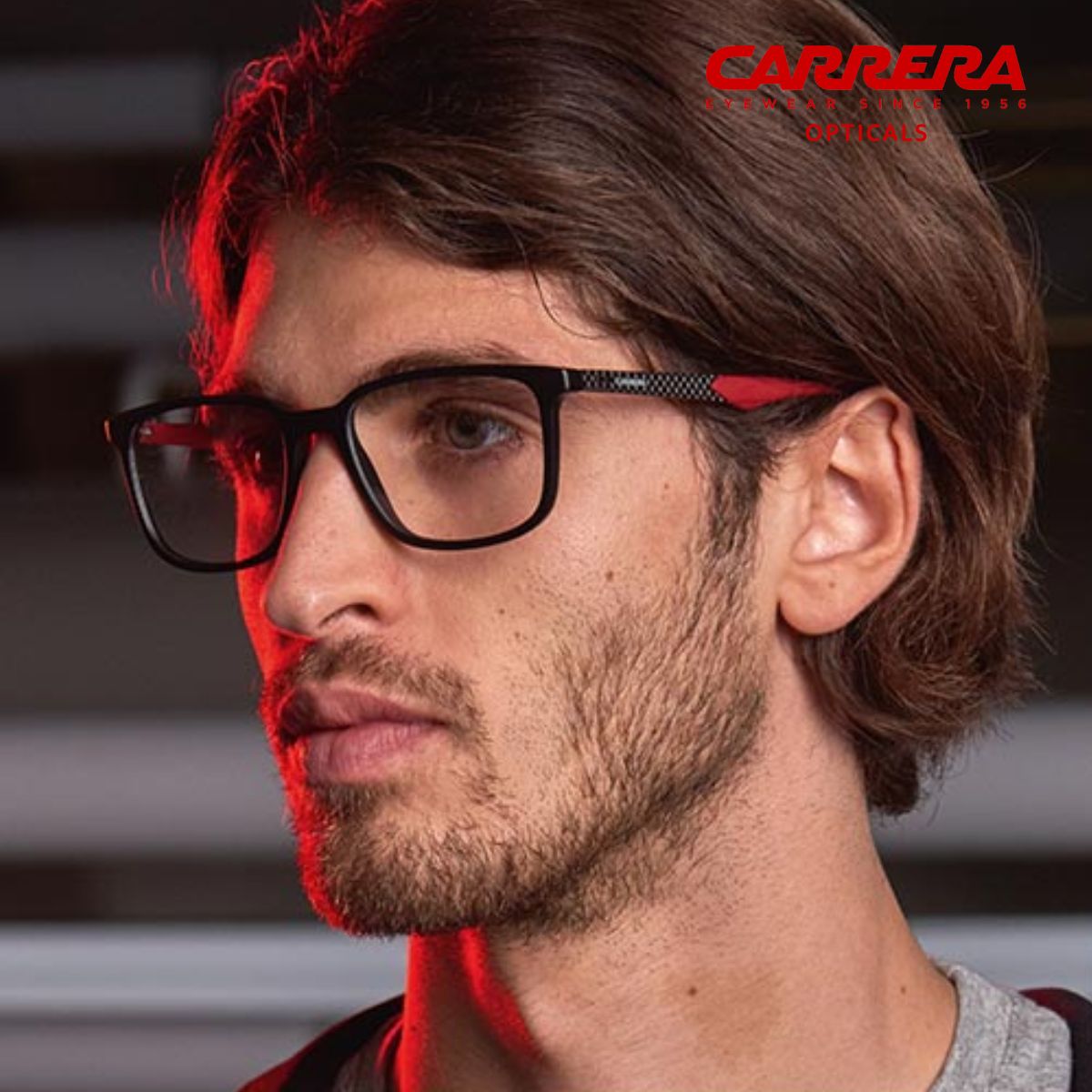 "Carrera eyeglasses collection at Optorium: premium designs for men and women."