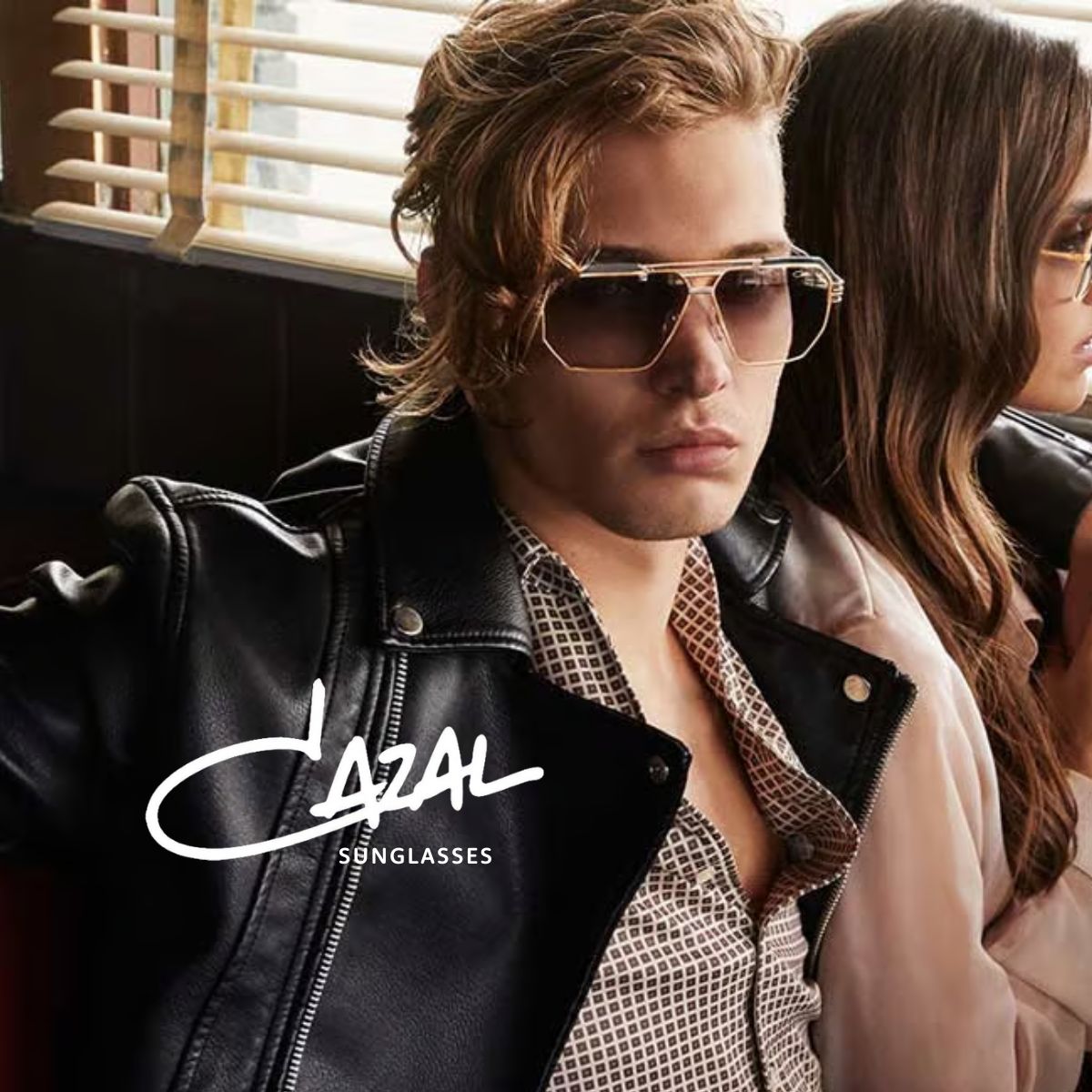 "Assortment of premium and luxury Cazal unisex sunglasses featuring stylish shades and fashionable goggles for a sophisticated look, available on Optorium."