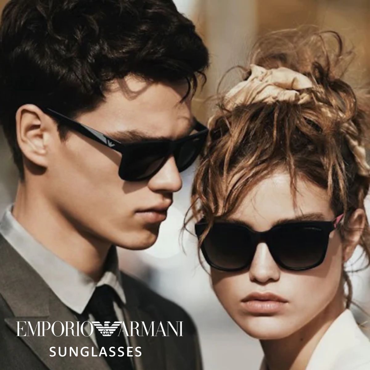 Emporio Armani eyewear collection at Optorium, Hyderabad, India featuring stylish sunglasses and optical frames at the best prices