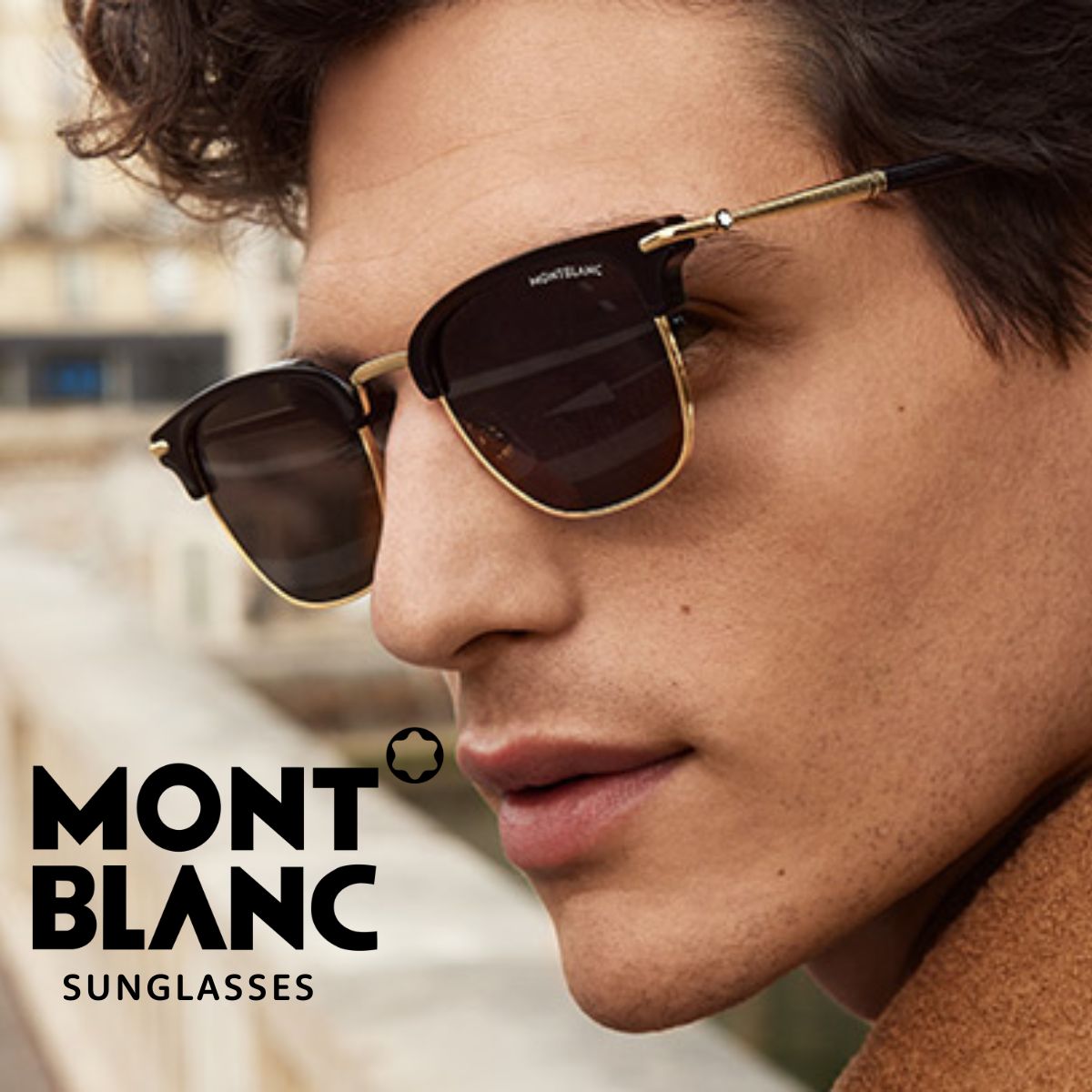 "Assorted Mont Blanc sunglasses from Optorium's curated collection for men and women, highlighting luxury eyewear with eye protection, available with free shipping and easy returns."