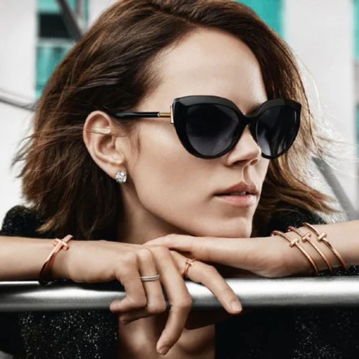 "Shop Premium Collection Of Tiffany & Co Sunglasses For Women's Available At Optorium"