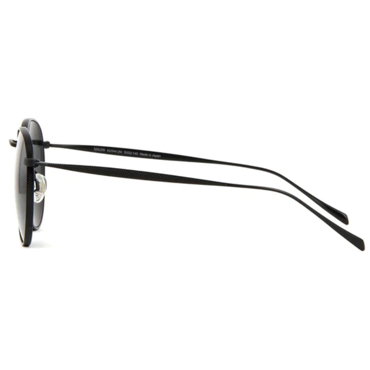 "Stylish Maui Jim 544N round polarized metal sunglasses for men - available online at Optorium"