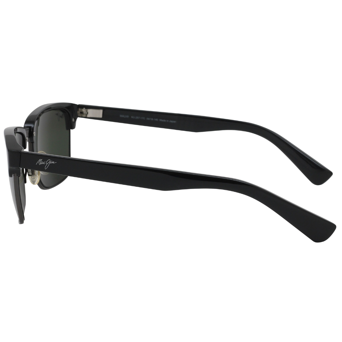 "Stylish Maui Jim 257 Black Polarized Sunglass For Men's At Optorium"