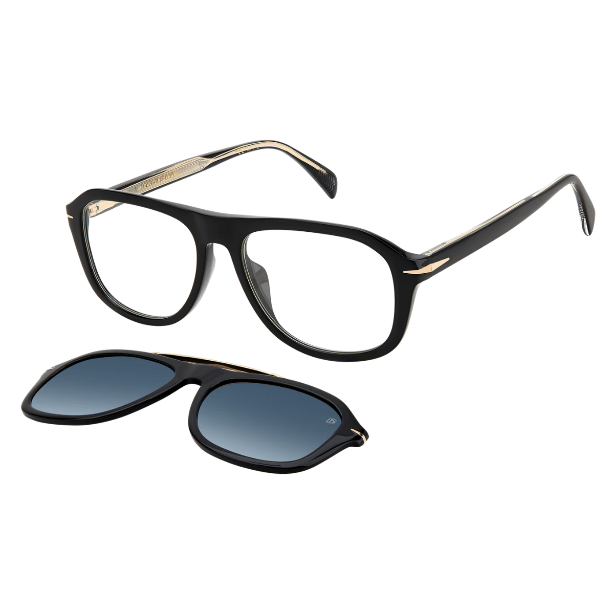 "1. Stylish black acetate sunglasses for men by David Beckham with a square and oval frame design. Elevate your look with these trendy shades!"