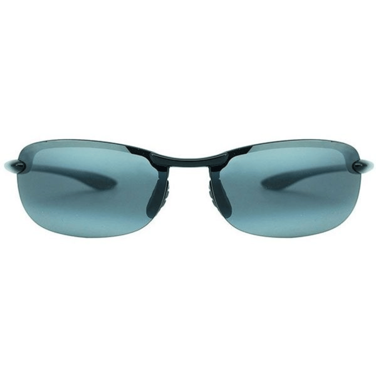 "Optorium offers Maui Jim 405 polarized rimless metal sunglasses for men - stylish online purchase."