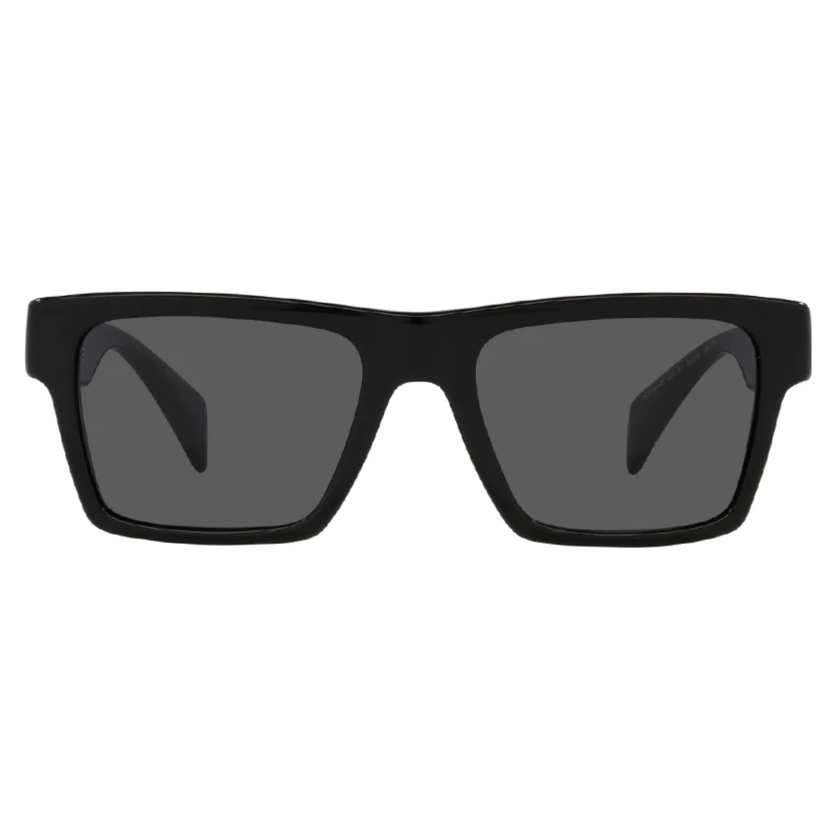 " Find your perfect pair of sunglasses at Optorium, like the Versace 4275 GB1/87 Sunglass. Square-shaped with grey lenses and black with gold temples. at optorium"