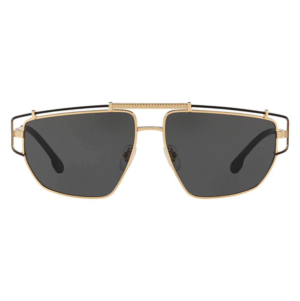 "Stylish Versace 2245 Sunglass for women at Optorium. Choose from square, aviator, and rimless frames in violet and yellow."