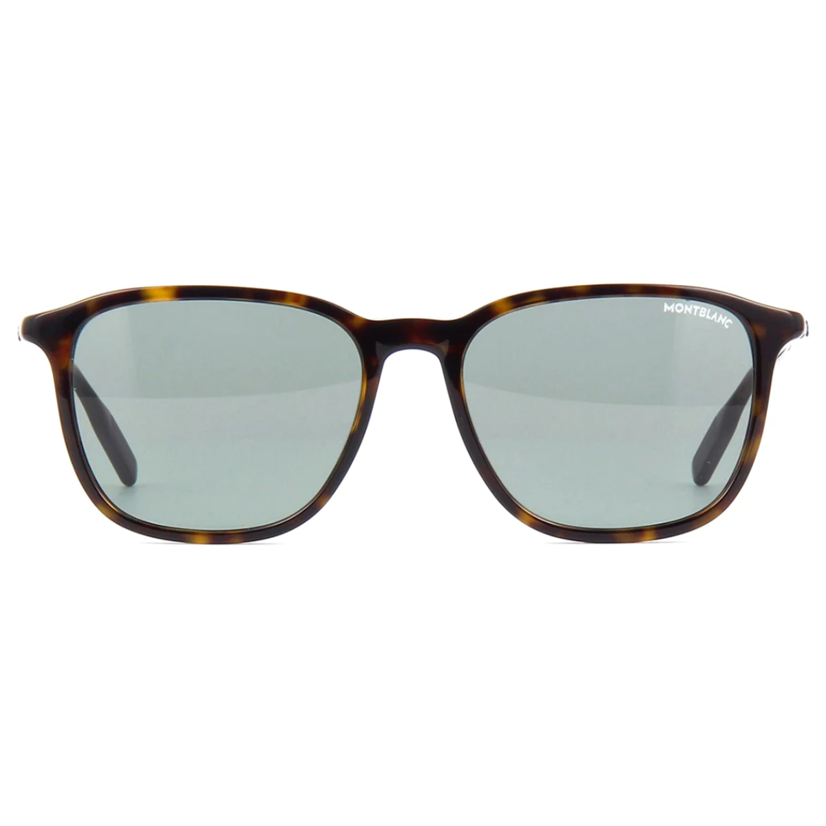 "Stylish Mont Blanc MB0082S men's shell sunglasses from Optorium. Non-polarized grey lenses, full frame square design. Shop now!"