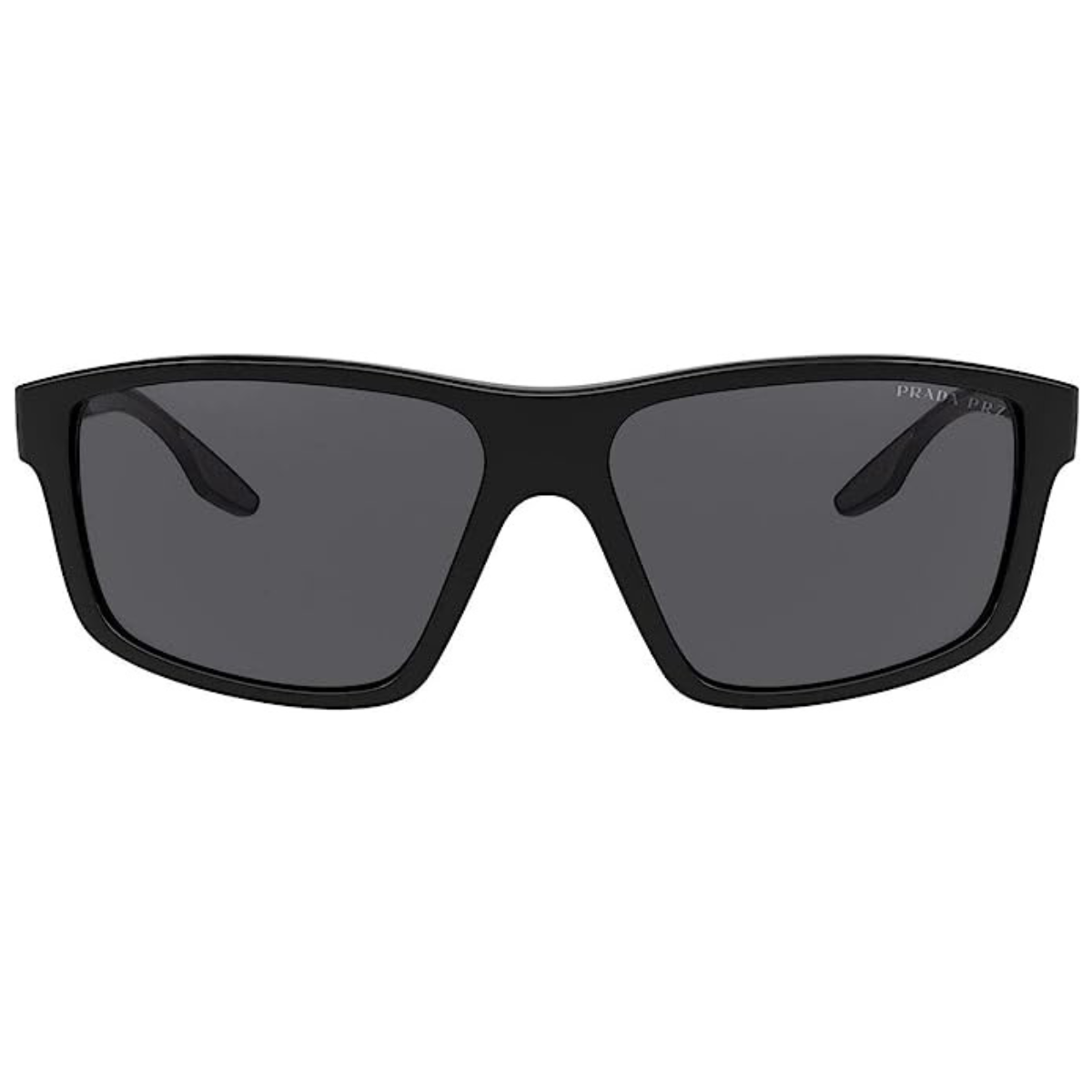 "Elevate your style with Prada SPS 02XS - DG002G sunglasses for men, featuring dark grey polarized lenses at Optorium."