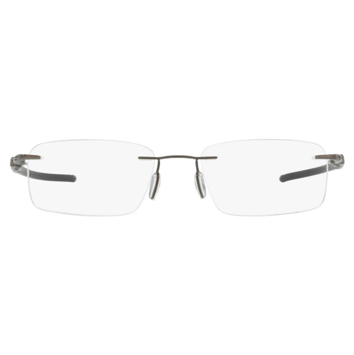 "Buy online lightweight Oakley 5126 rectangle rimless frame for men at Optorium"