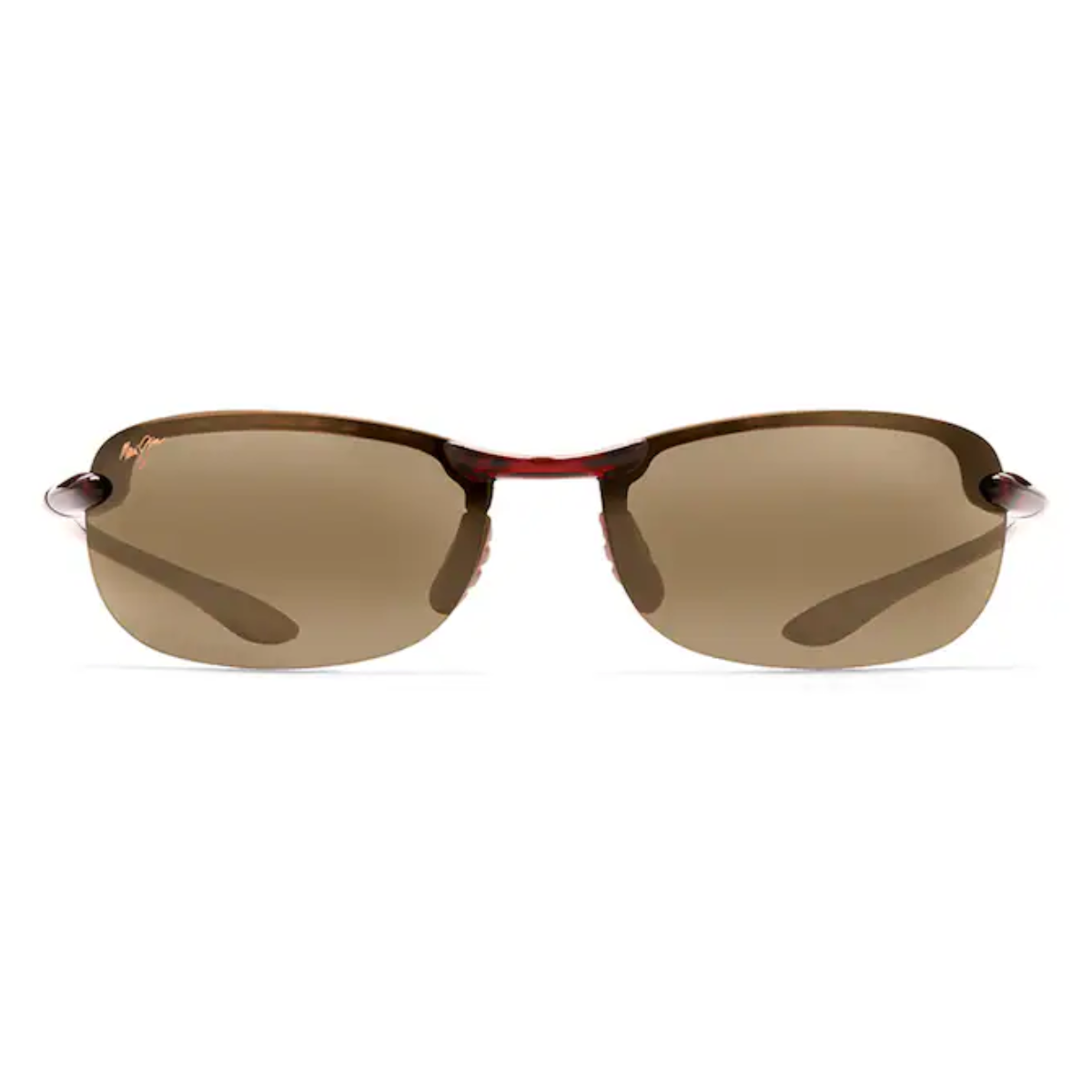 "Shop Maui Jim 405 polarized rimless metal sunglasses for men at Optorium - buy online."