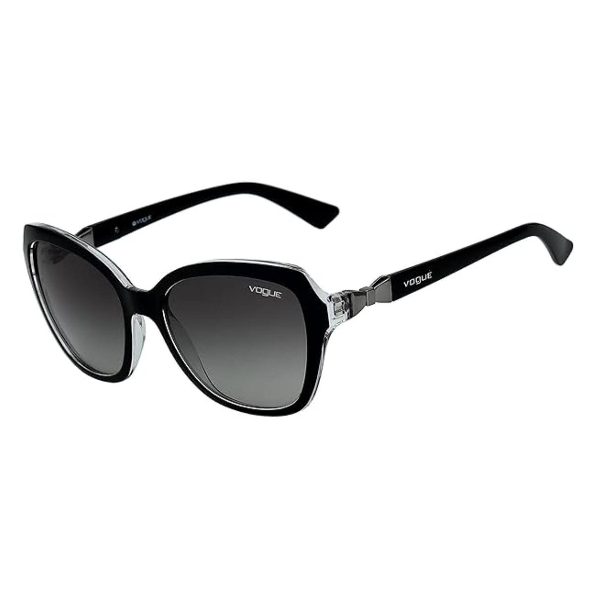 "Black Vogue 2891 cat-eye sunglasses for women, stylish and lightweight, shop online at Optorium"