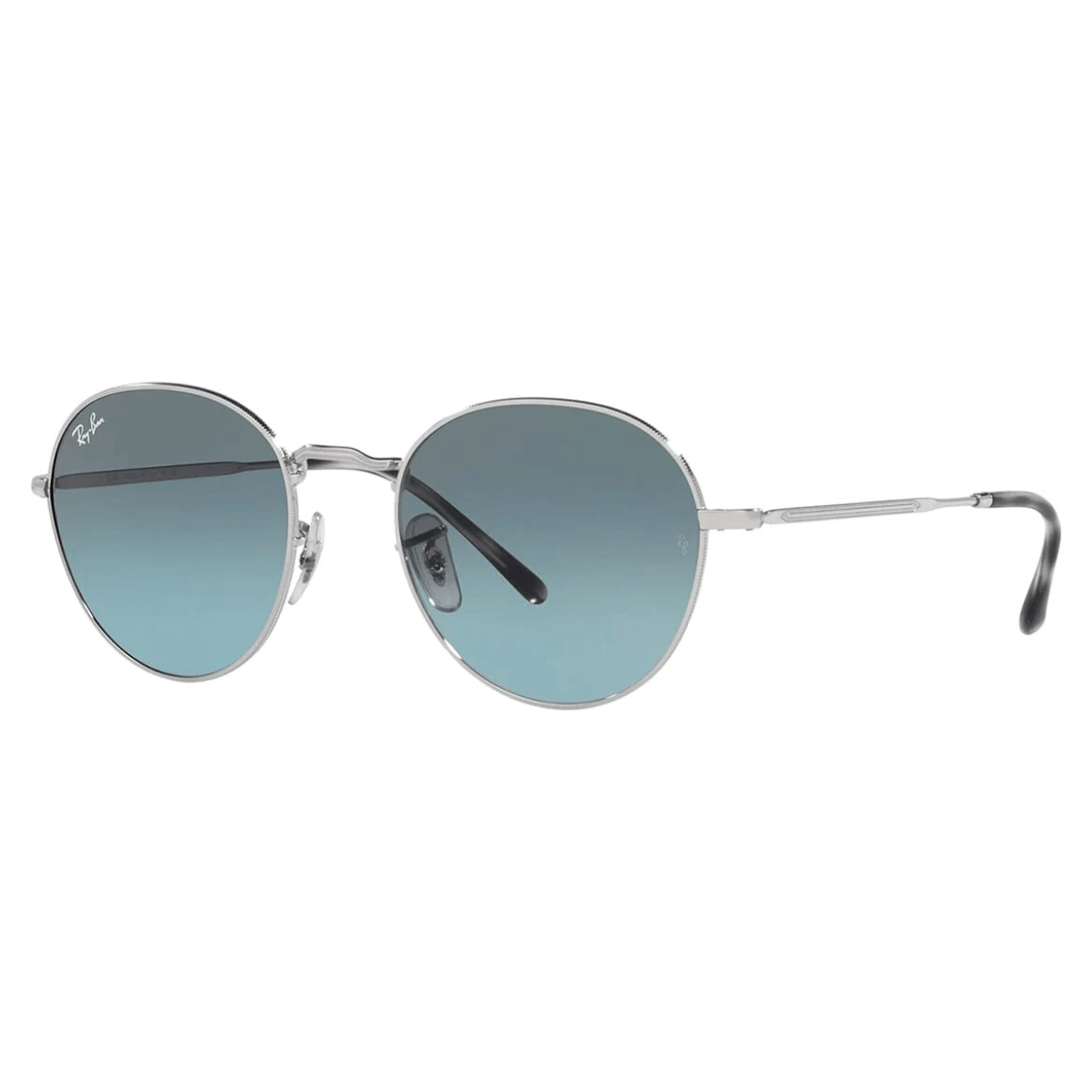 "Optorium introduces Rayban RB3582 Sunglass: Add flair to your outfit with its polished silver frame and Rayban blue shades. Perfect for fashion-forward individuals, available for both men and women."