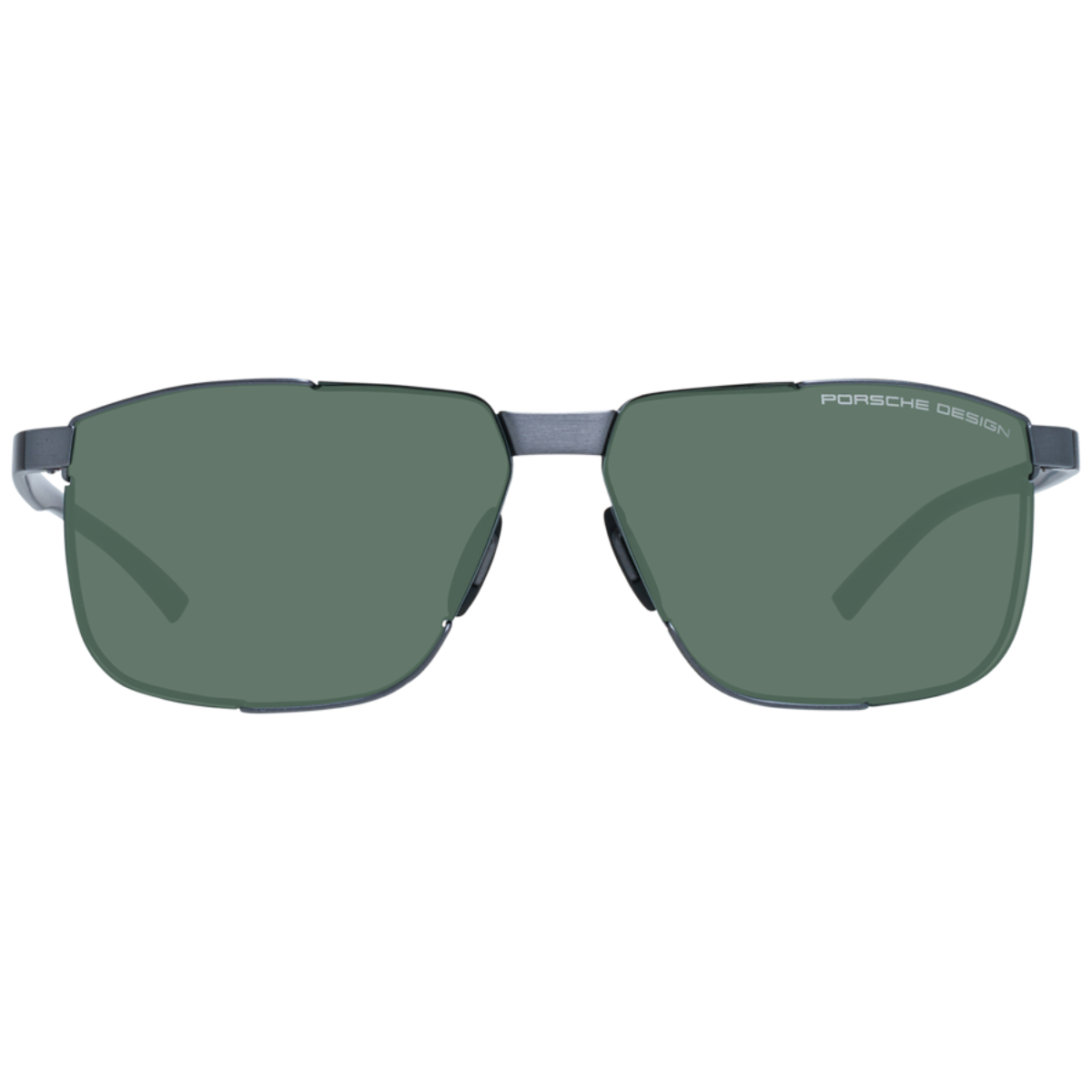 "Sleek Porsche Design P8680 Sunglasses at Optorium: Rectangular frame, mirror grey lenses, trendy and polarized for a bold look. optorium"