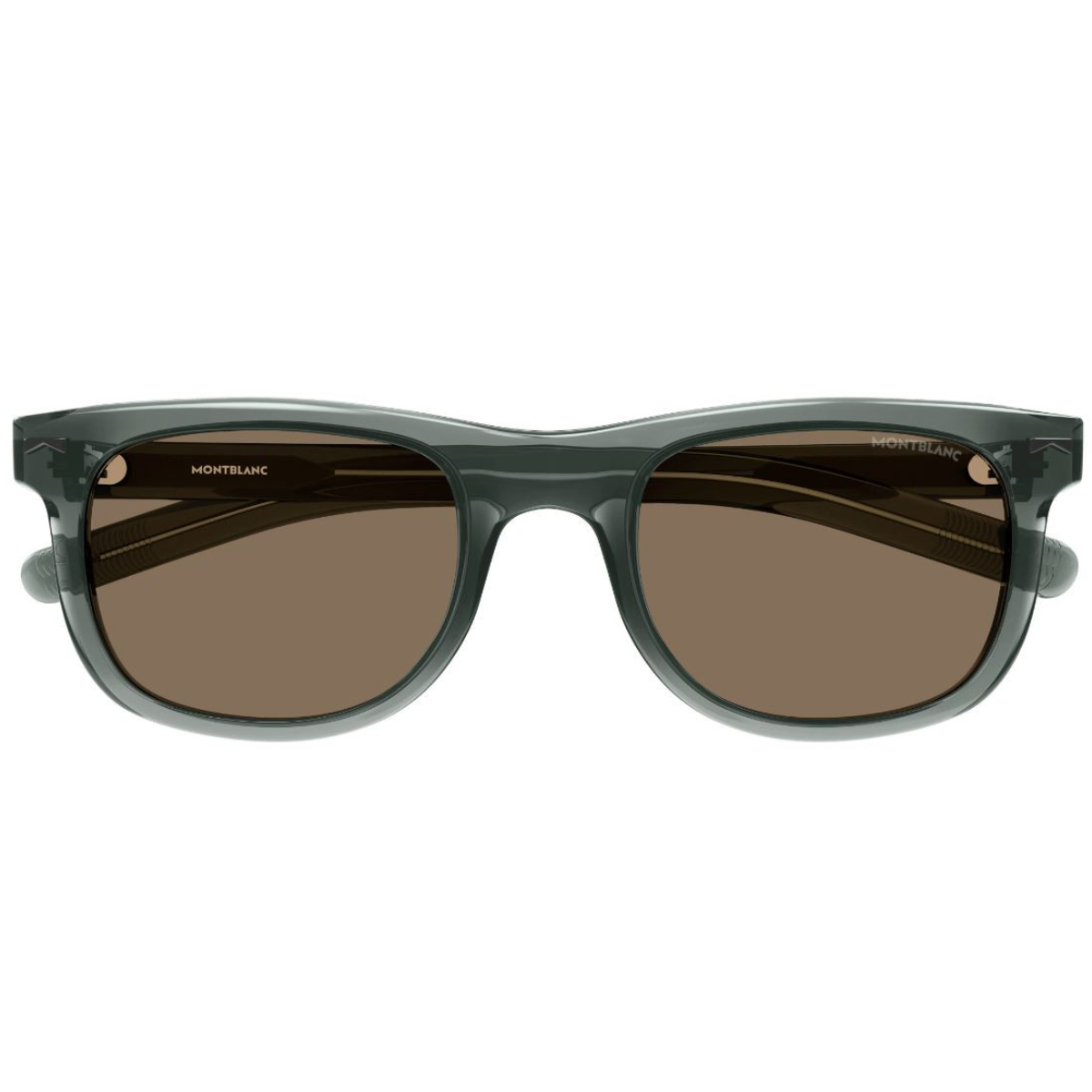 ""Mont Blanc MB0260S: Stylish Square Sunglasses for Men | Optorium - Polarized and non-polarized lens options available in various colors. Elevate your look with the best cooling glasses for men.""