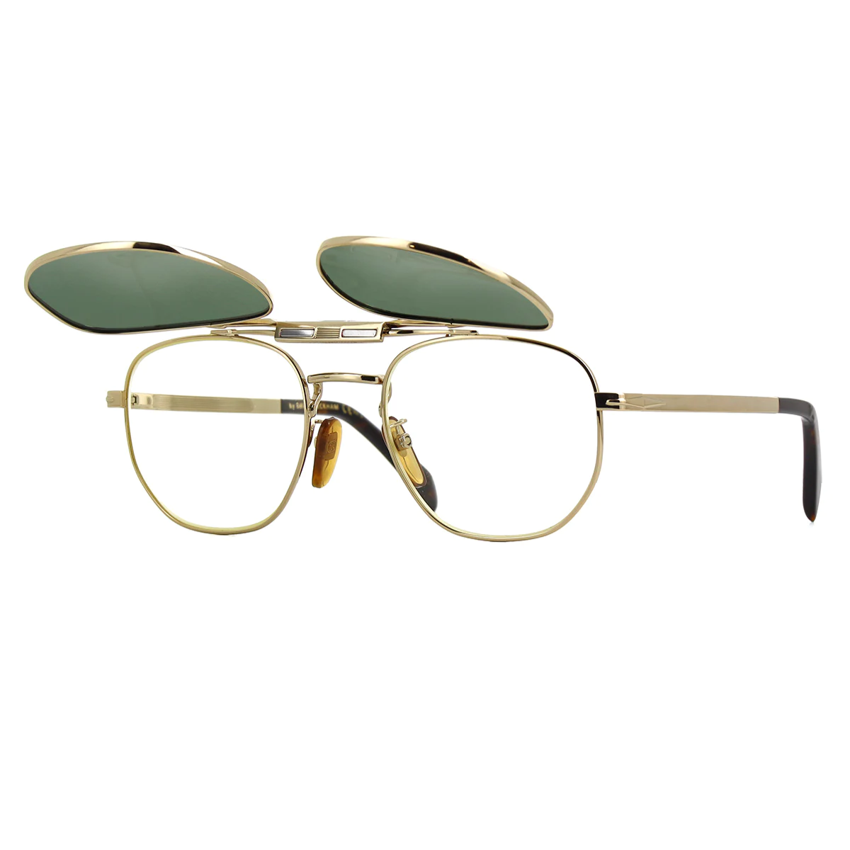 "Shop Online David Beckham 1082/G/CS Oval Clip On Sunglass For Men's At Optorium"