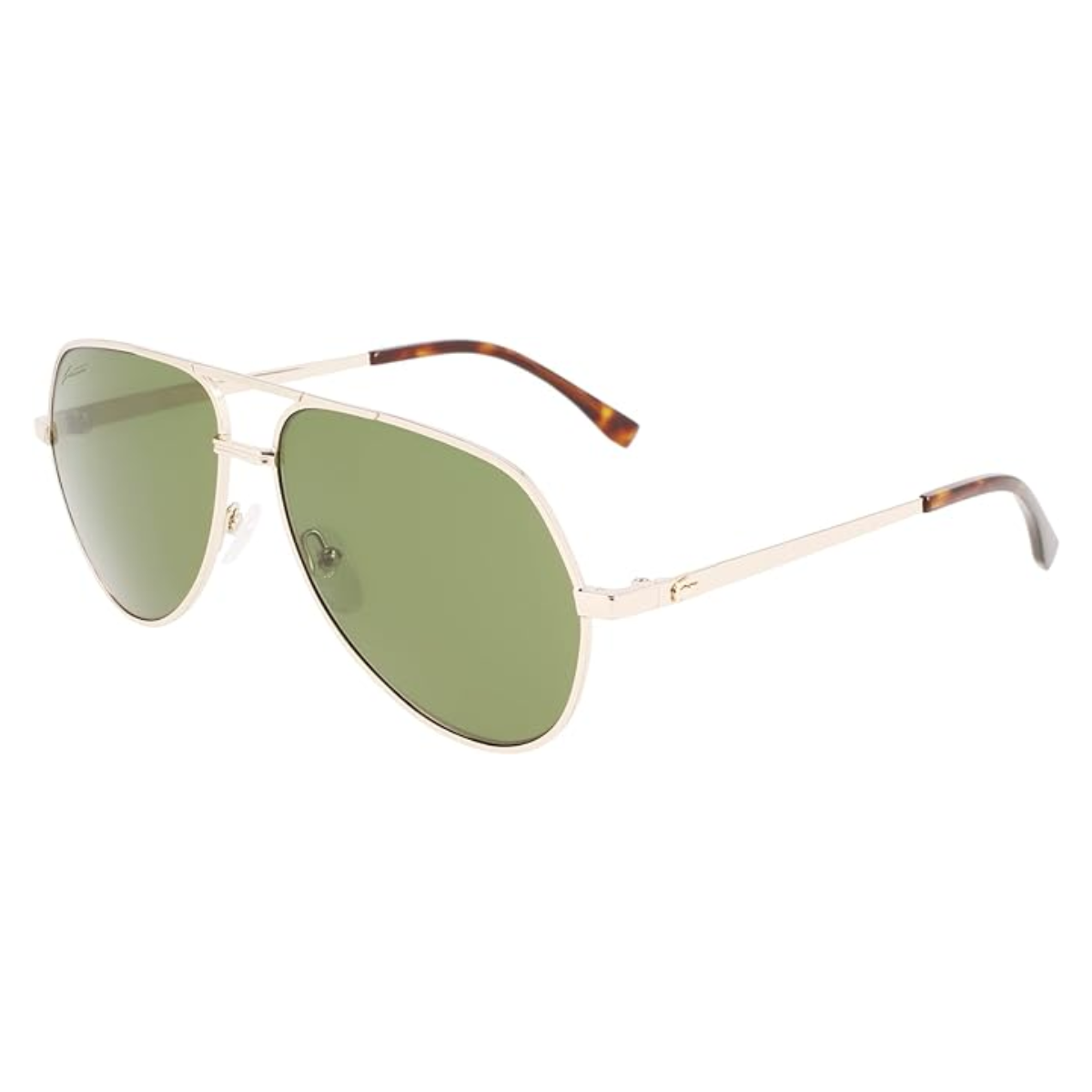 "Discover Lacoste 250SE Sunglass: Aviator shapes, top brands, non-polarized lenses. Elevate your style with Optorium's sunglasses for men and women."