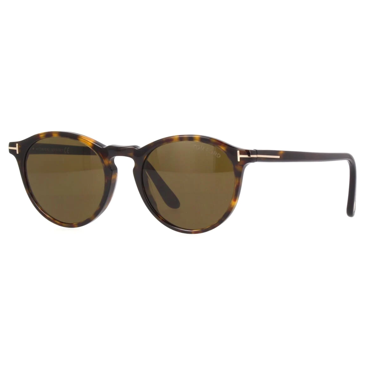 "Tom Ford TF904 52J Circle Sunglasses, a stylish addition to any wardrobe, designed for both men and women. Elevate your look with these top-rated unisex shades from Optorium's selection of Tom Ford glasses."