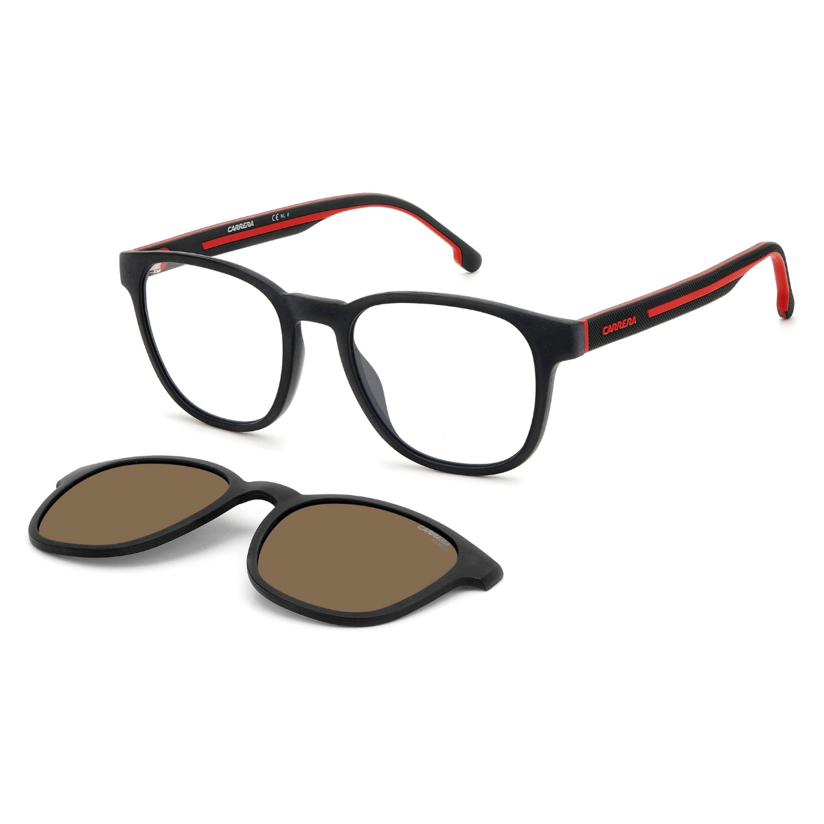 “Stylish Carrera Eyewear CA8062 Polarized Clip-On Sunglasses | Optorium”