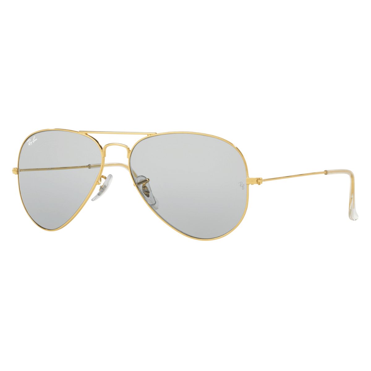 "Gold Ray-Ban Aviator Sunglasses RB 3025 L1744 with UV protection | Optorium"