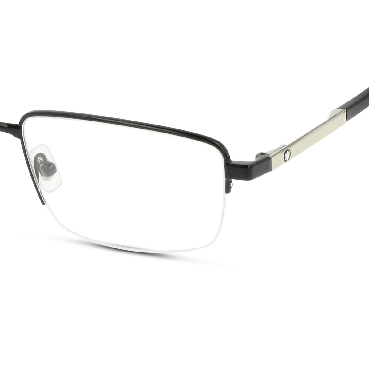 "Stylish Mont Blanc 0020O 004 Black Eyesight Glasses Frame For Men And Women At Optorium"
