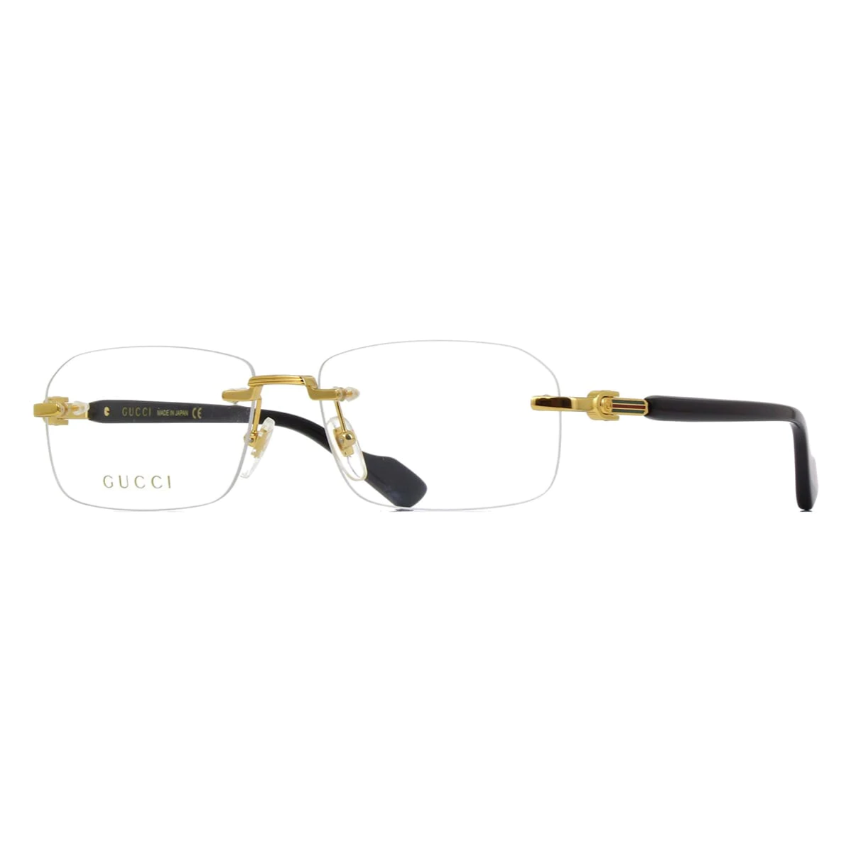"Stylish Gucci Spectacles - Model 1221O frames suitable for both genders."