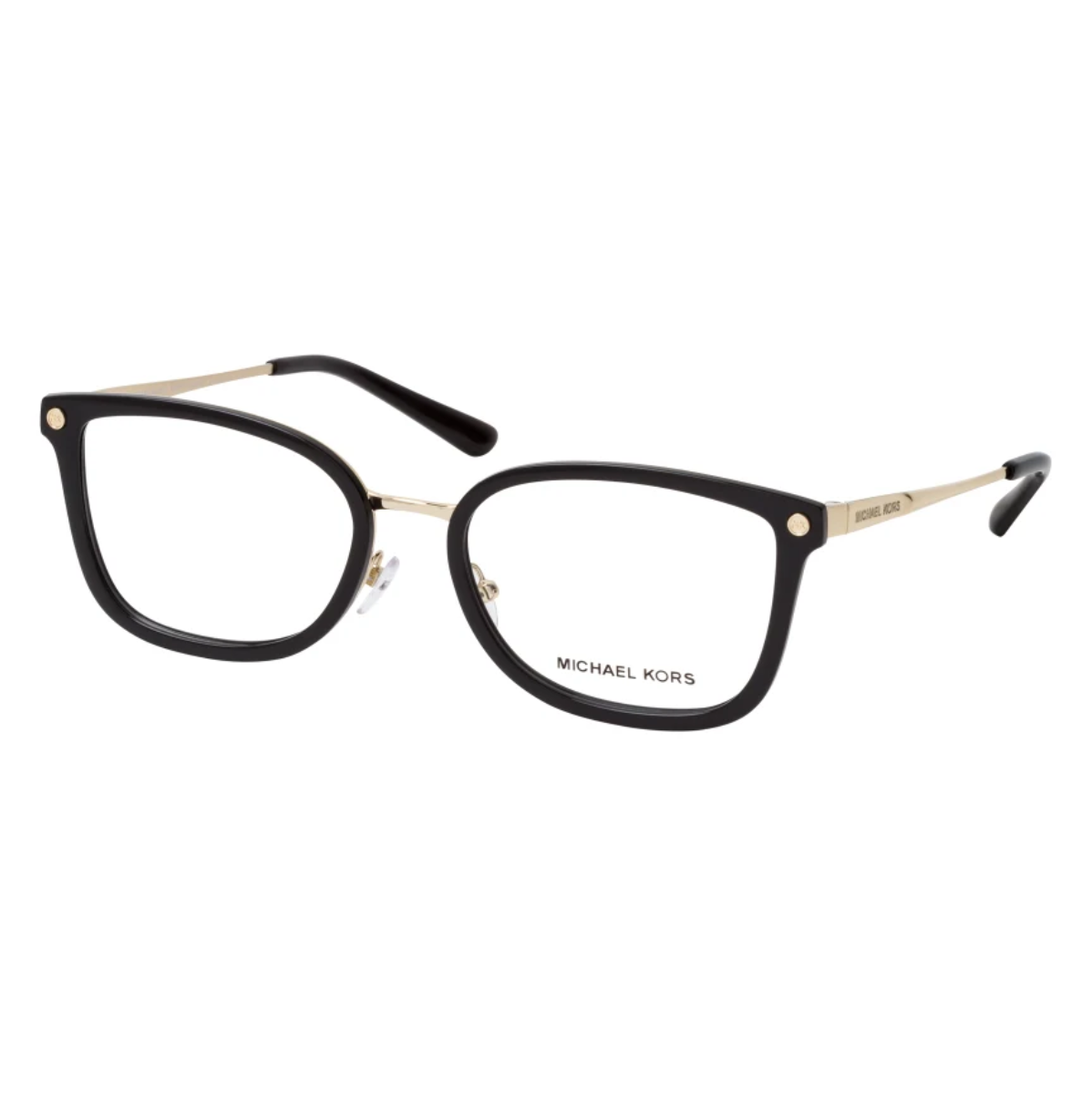 "Shop online Michael Kors 3061 1014 rectangle black eyewear frame for women at Optorium"