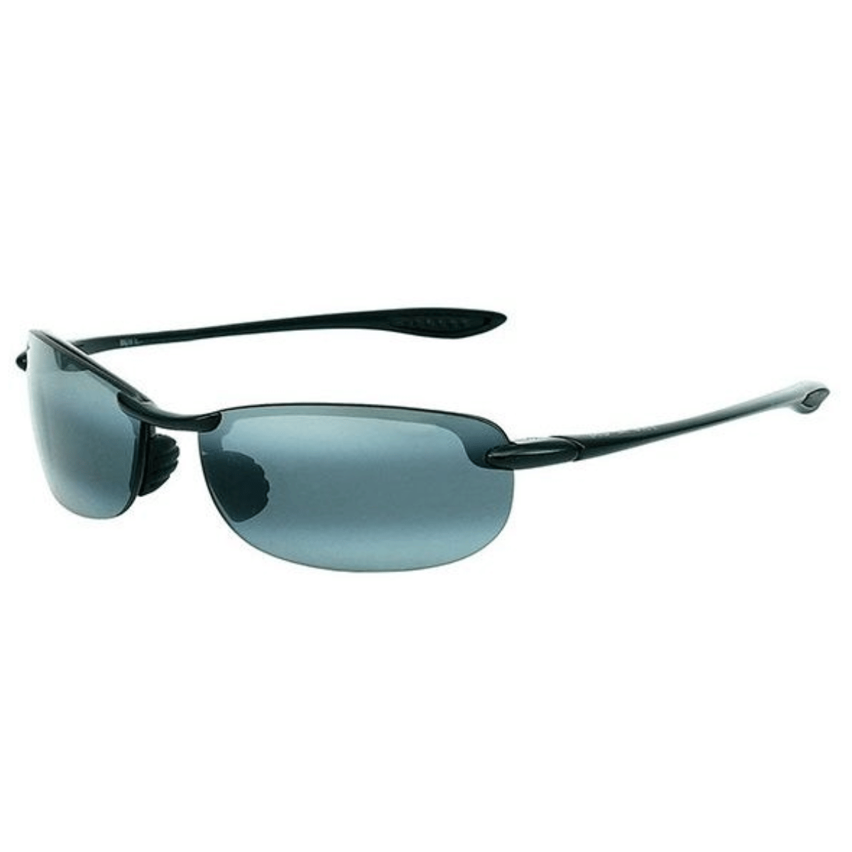 "Maui Jim 405 polarized rimless metal sunglasses for men - stylish eyewear at Optorium."
