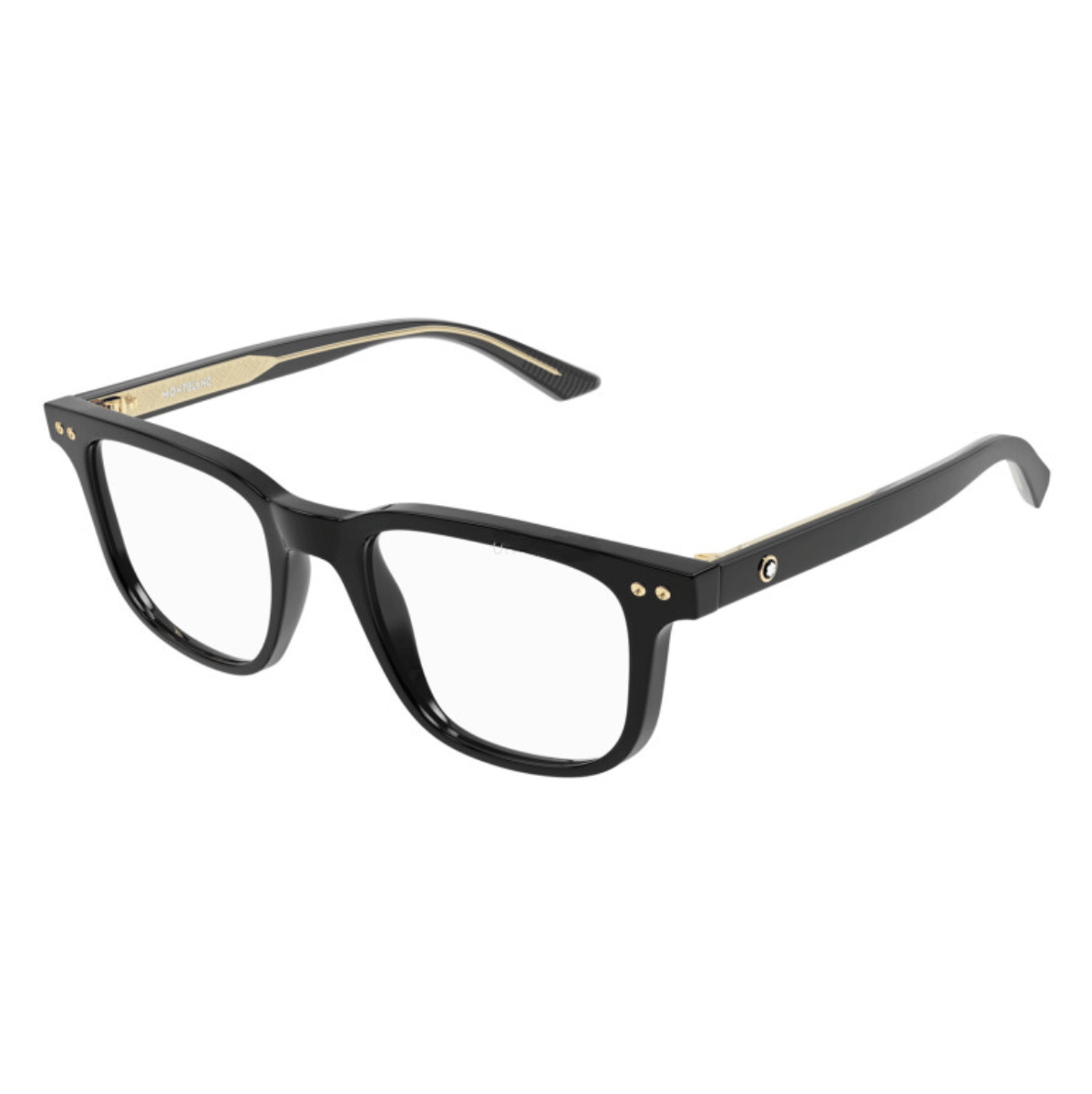 "Shop Online Mont Blanc 0258O 005 Black Eyeglasses Frame For Men And Women At Optorium"