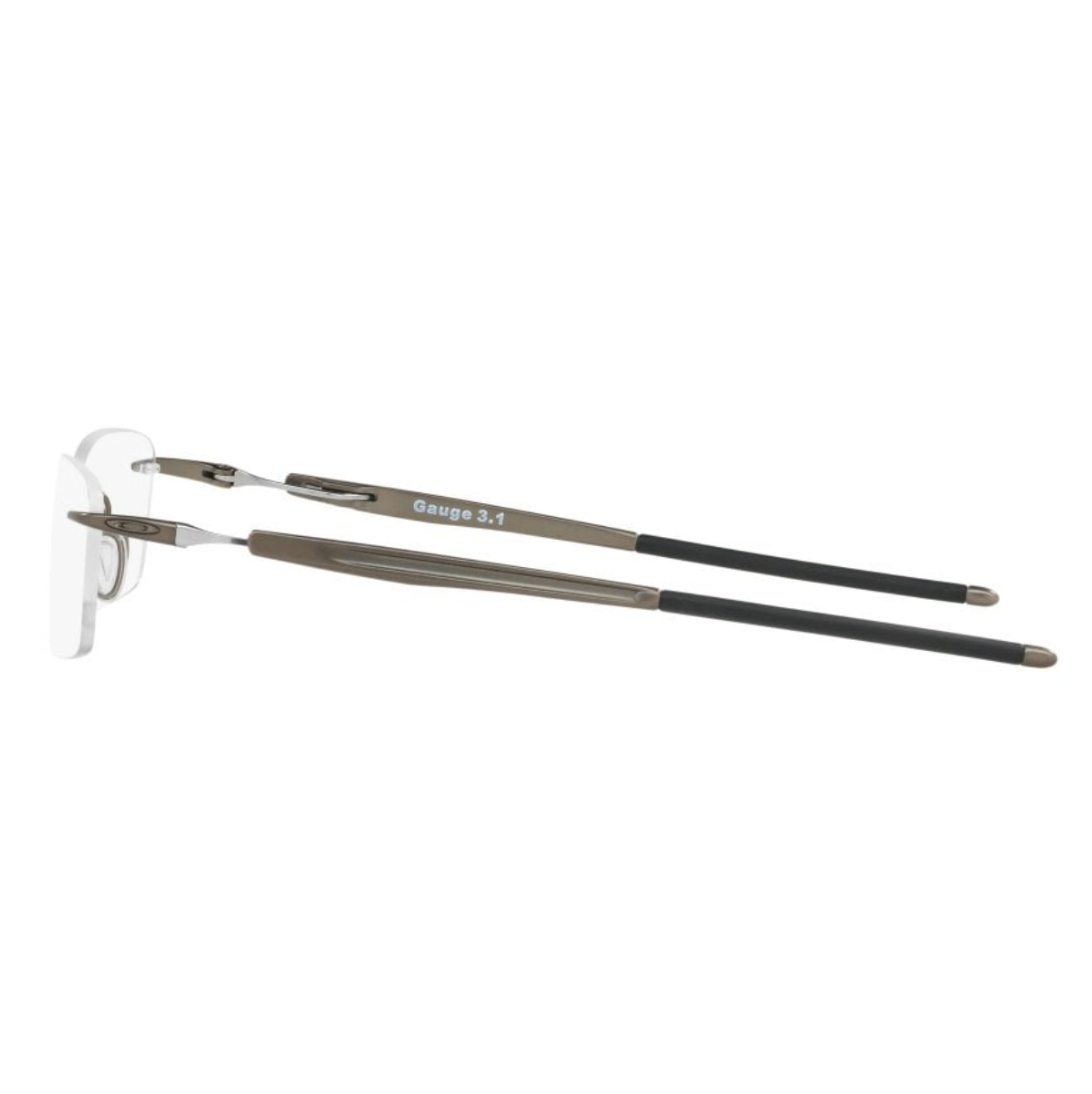 "Buy online Oakley 5126 lightweight rectangle rimless frame for men at Optorium"