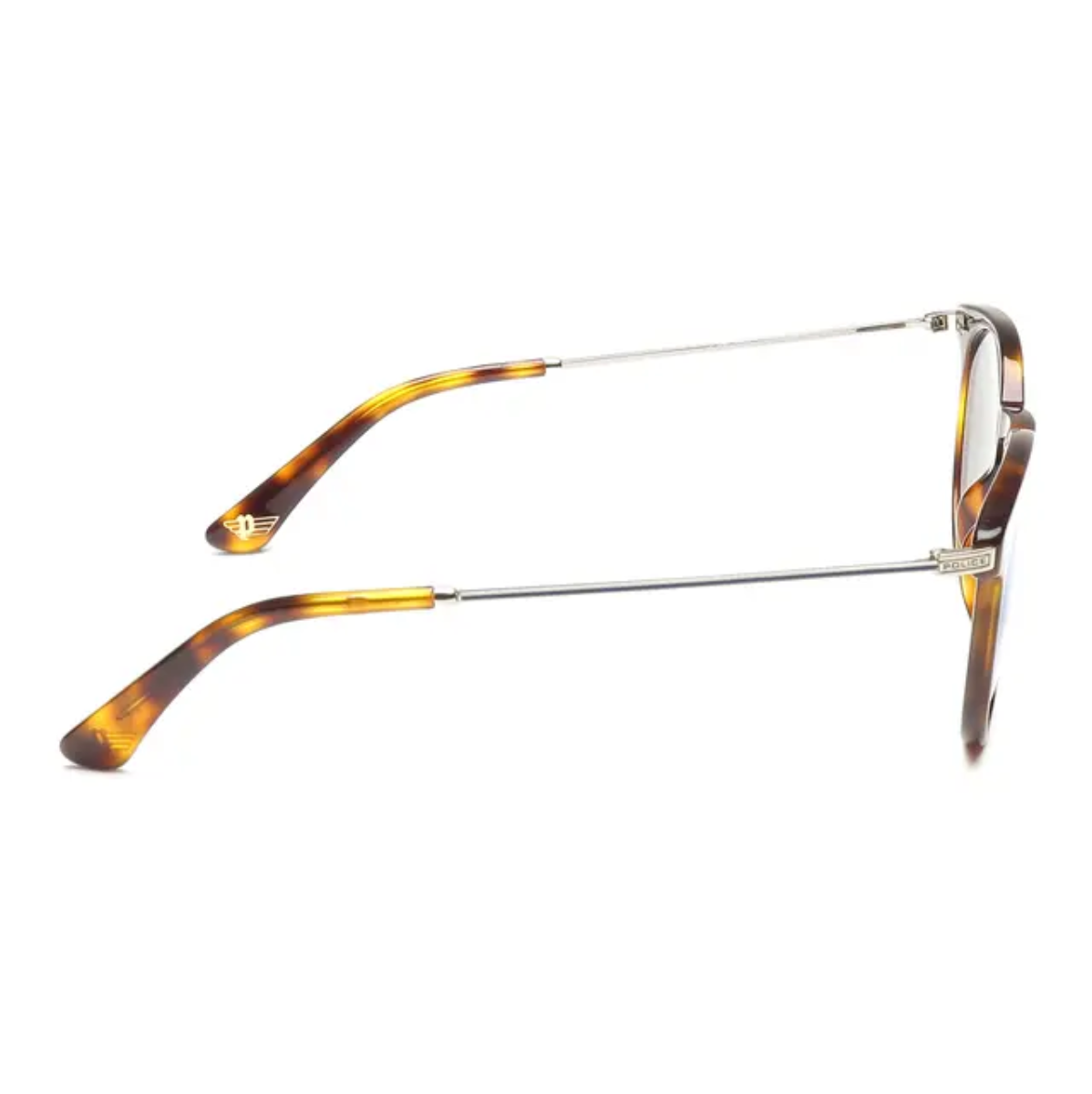 "Men's and women's Police SPL571K round UV protection sunglasses, available online at Optorium"