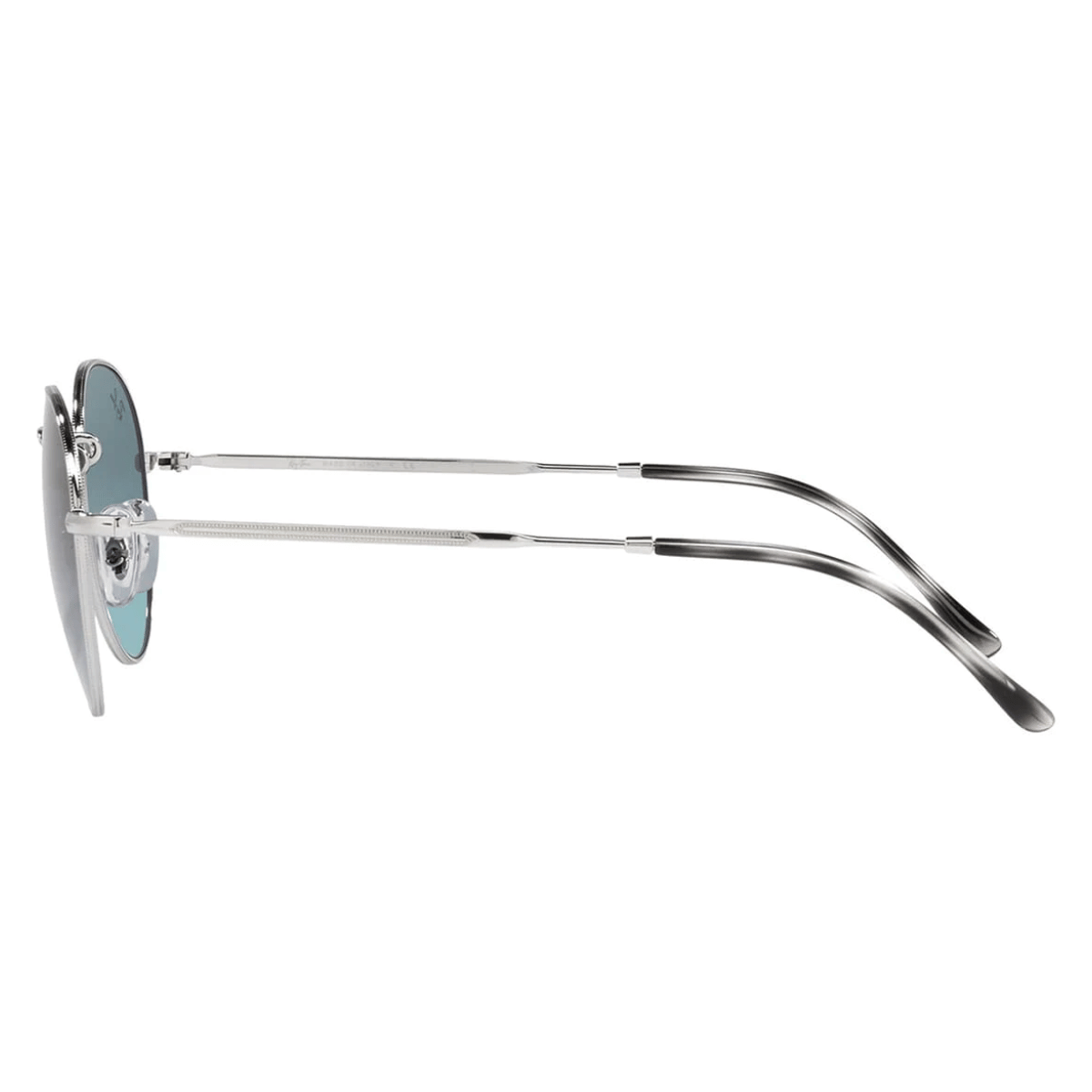 "Rayban RB3582 Sunglass: Shop now at Optorium for this chic eyewear option. The polished silver frame and vibrant Rayban blue shades make it a must-have accessory for both men and women."