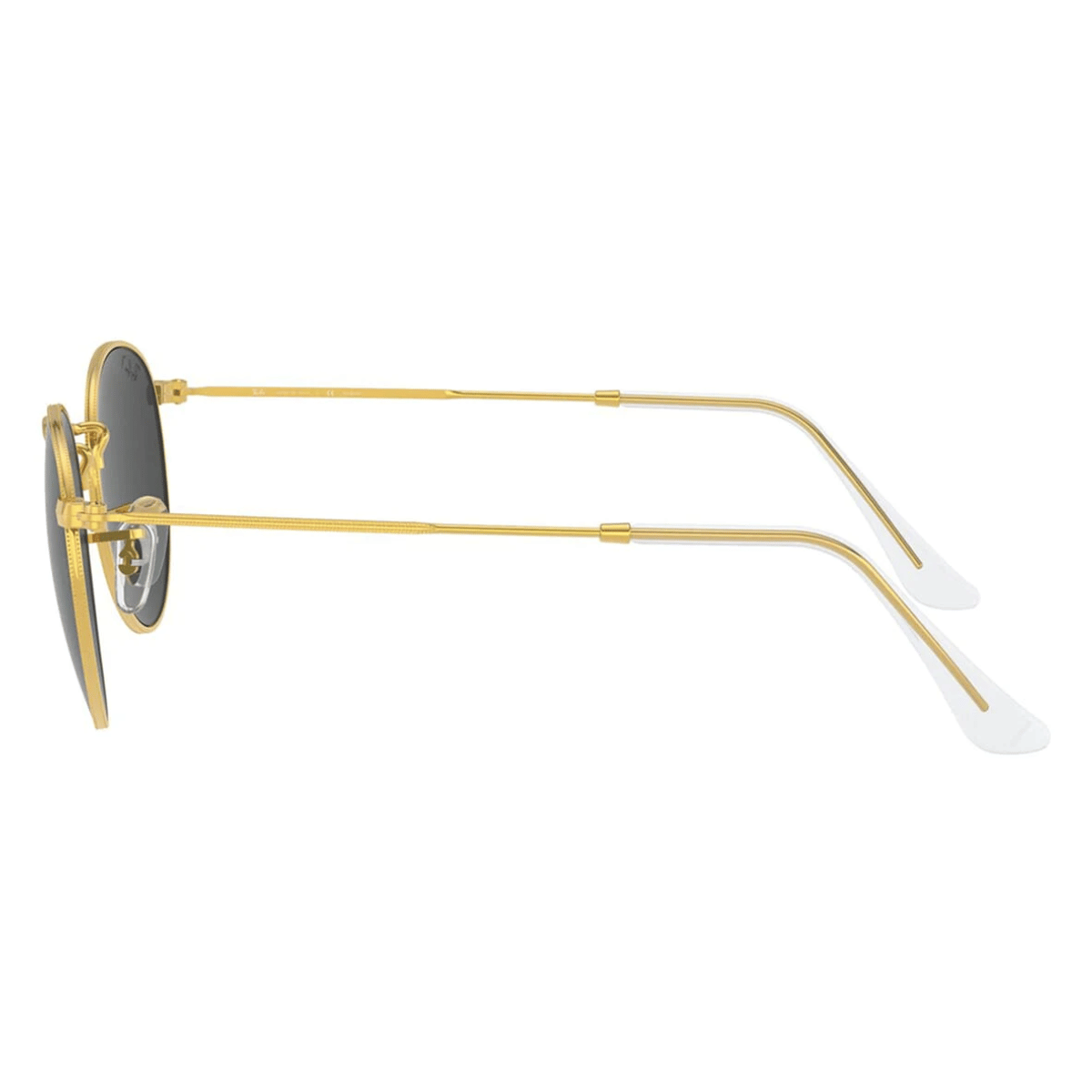 "Ray-Ban 3447 sunglasses in a variety of colors, highlighting the gold option for a sophisticated look, on sale at Optorium."