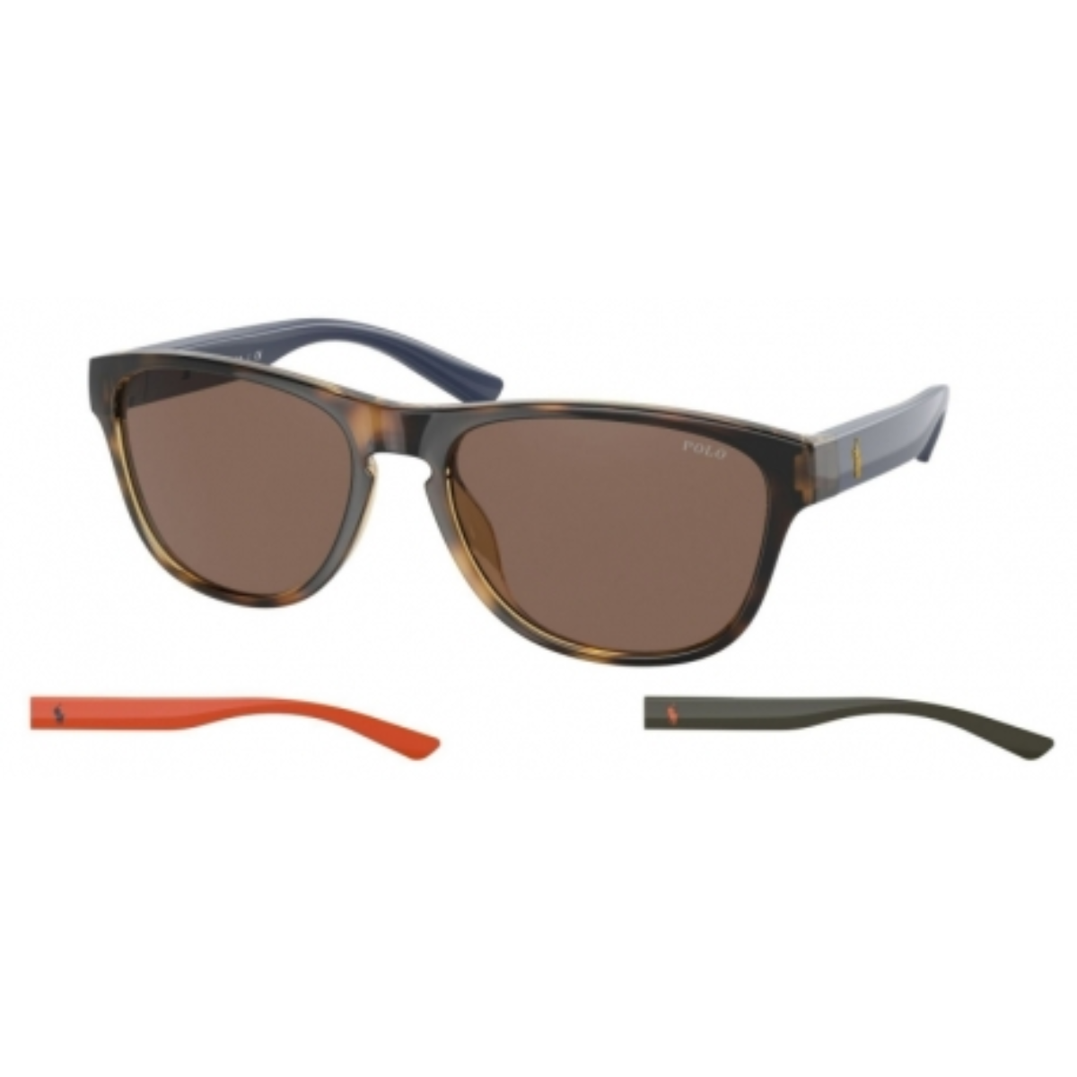 "Ralph Lauren Polo PH4180U Square Sunglasses for Men - Optorium: Stylish, high-quality sunglasses with acetate frames and polycarbonate lenses."