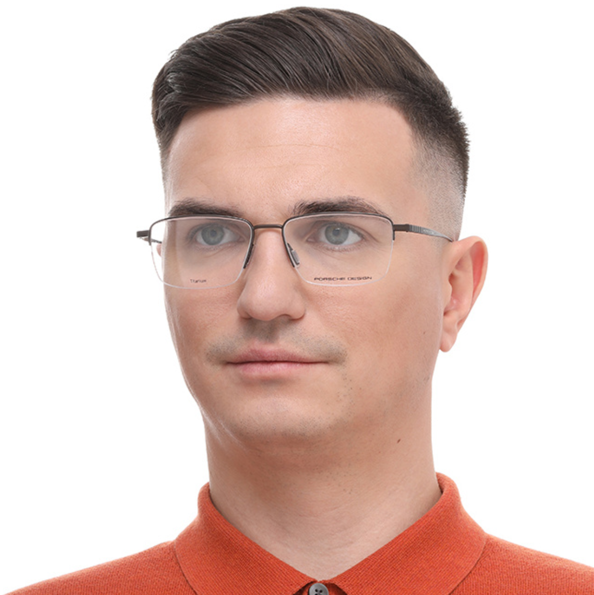 "Shop Online Porsche Design P8396 Metal Glasses Frame For Men's At Optorium"