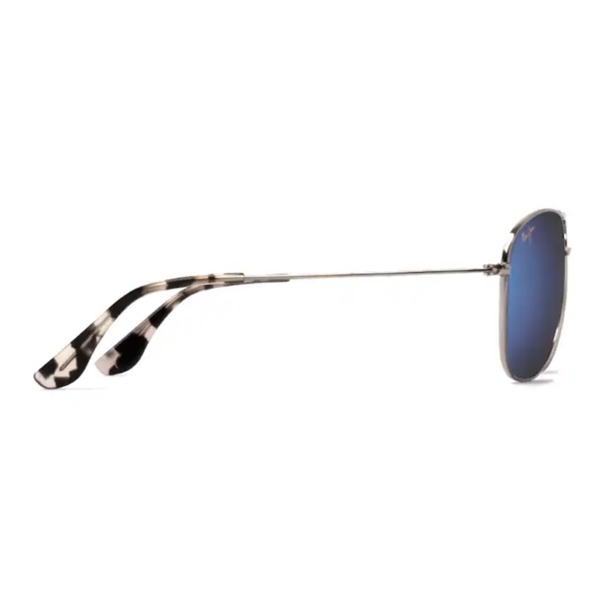 "Stylish Maui Jim 247 Silver Polarized Sunglass For Men's At Optorium"