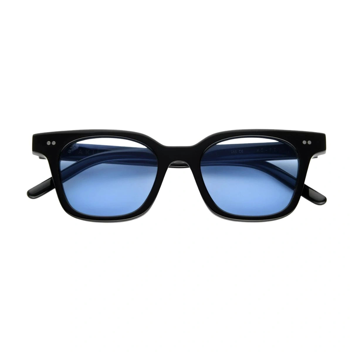 AKILA Hi-Fi 2409 01 28 black square sunglasses front view