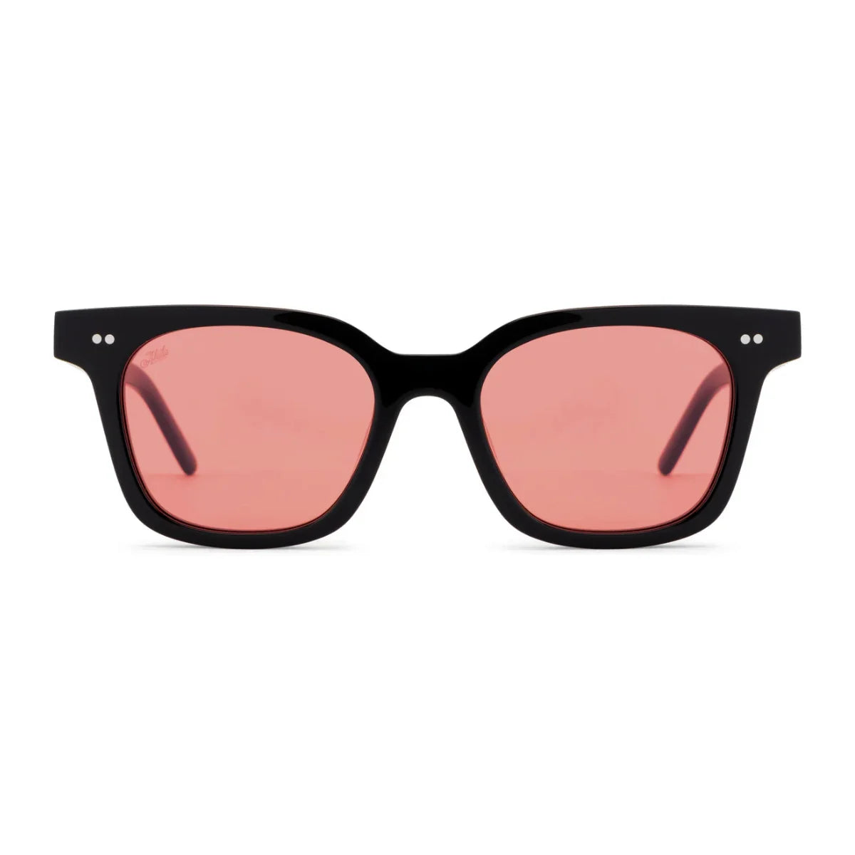 Akila Hi Fi Sunglass 2409 01 56 black square frame at Optorium.