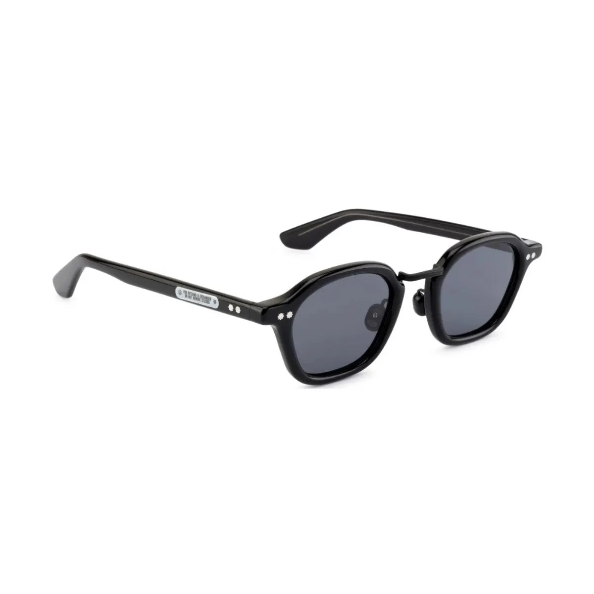 AKILA black frame grey lens eyewear modern clean style