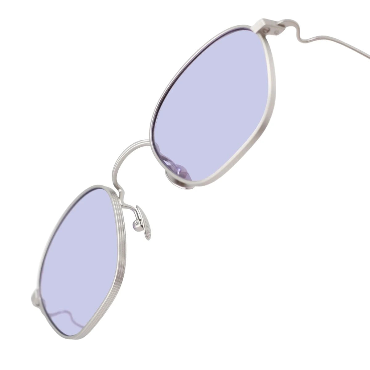 Luxury AKILA sunglasses lightweight titanium frame blue lens