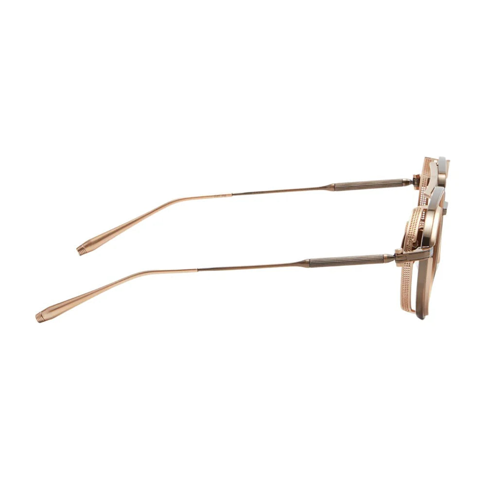 "Akoni Skyracer 511B gold aviator sunglasses, sleek design at Optorium online."