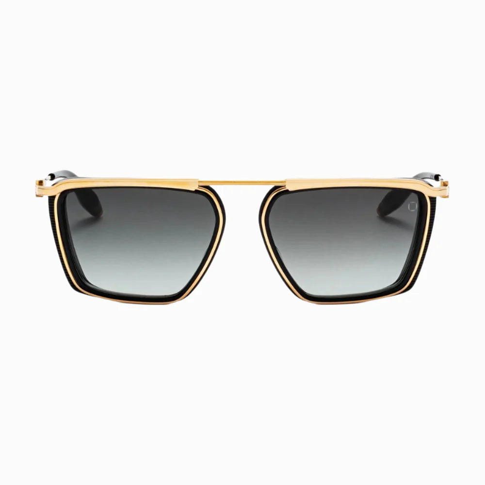 "Akoni AKS-205A square titanium UV protection sunglasses | Optorium"