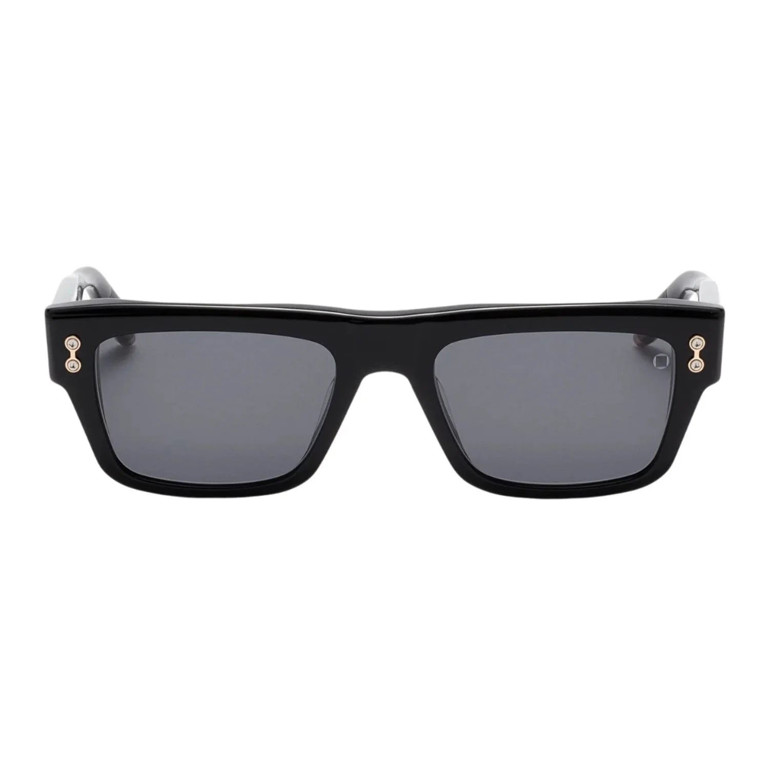 Akoni Leo Sunglass AKS 101A BLK front view square shades at Optorium
