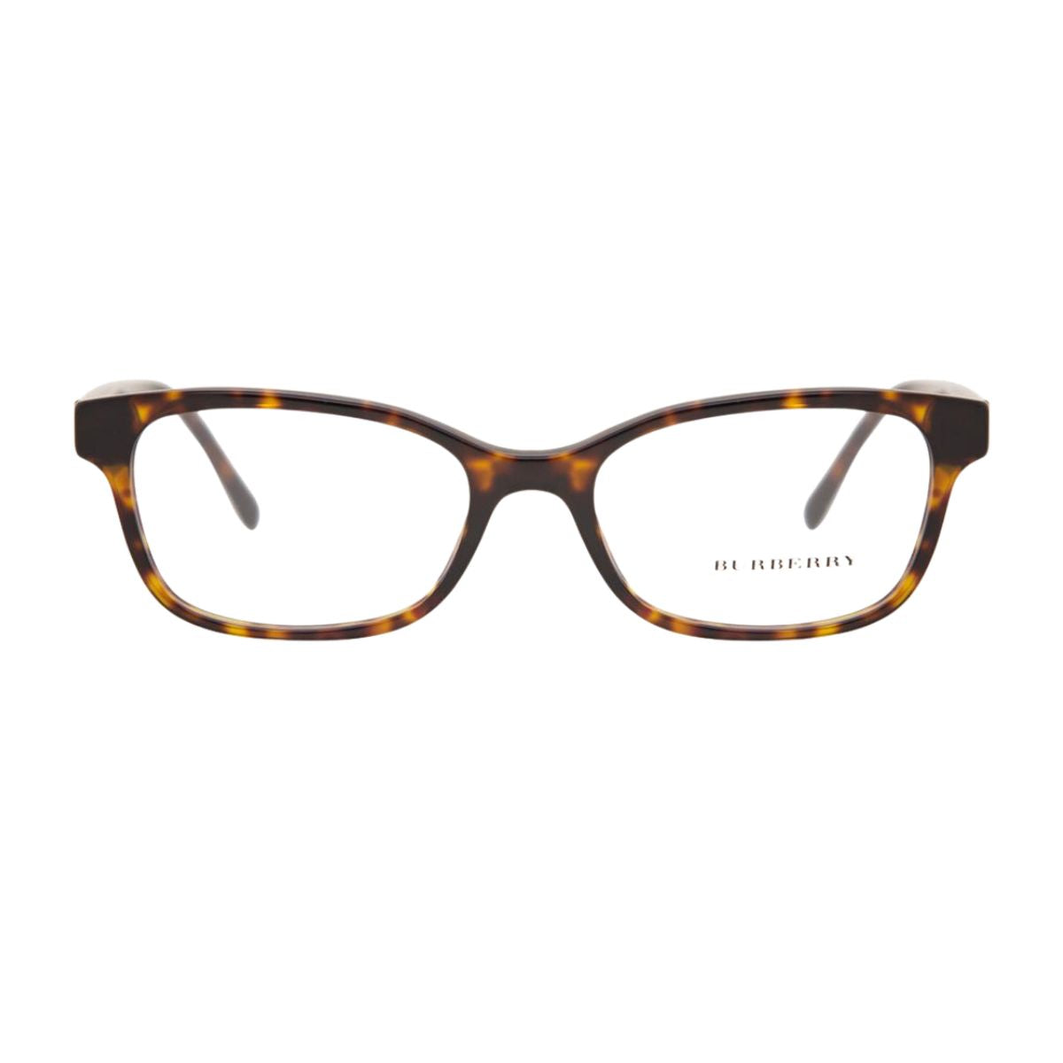 "Burberry 2201 3002 cat-eye frame in Havana offers elegance and comfort, online at Optorium."
