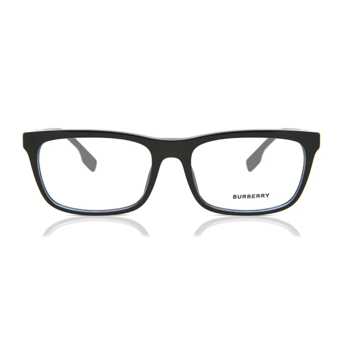 "Burberry 2334 3001 optical frame with durable metal construction and iconic check pattern displayed accessories"