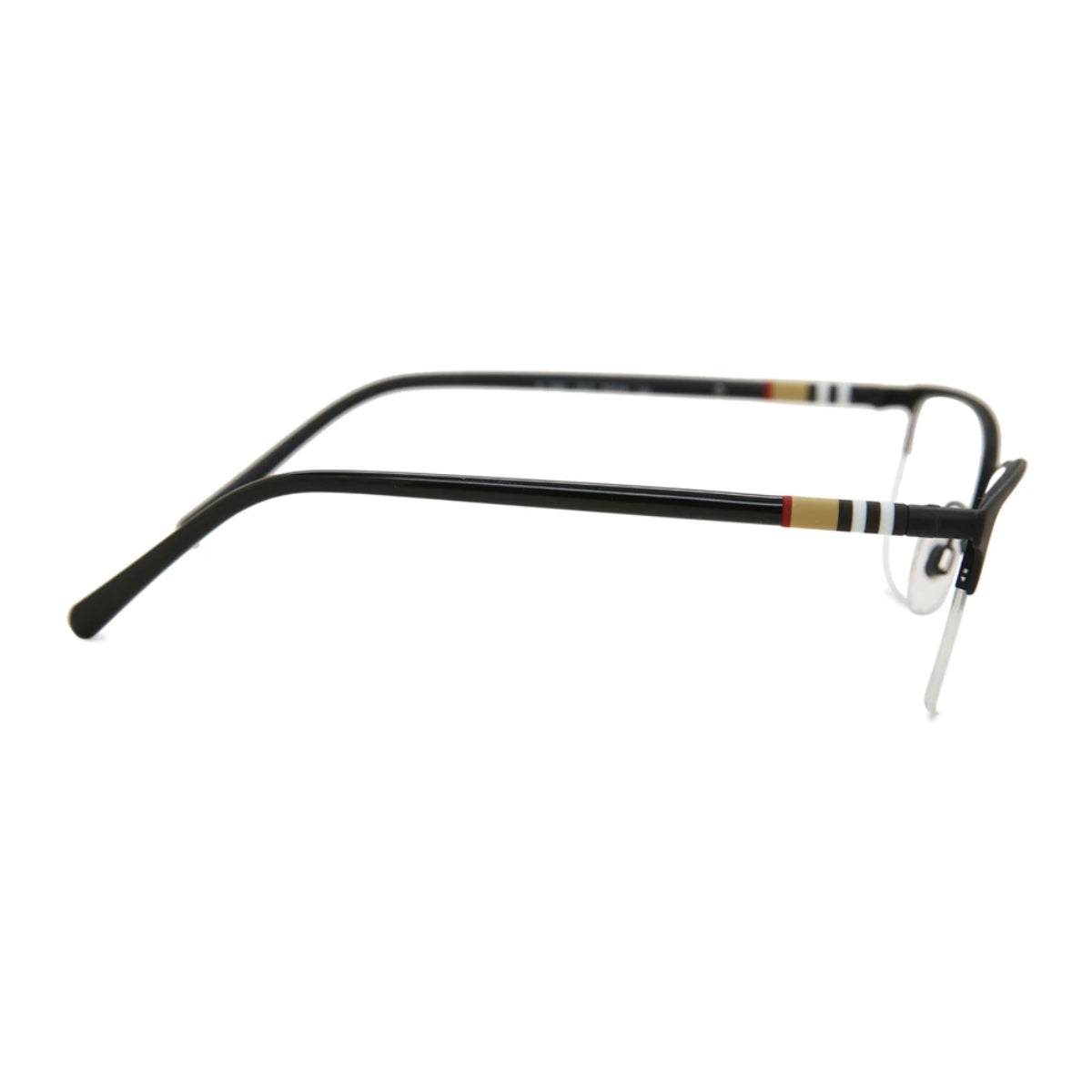 Burberry B 1323 1213 men’s halfrim eyeglass frame in sleek design | Optorium