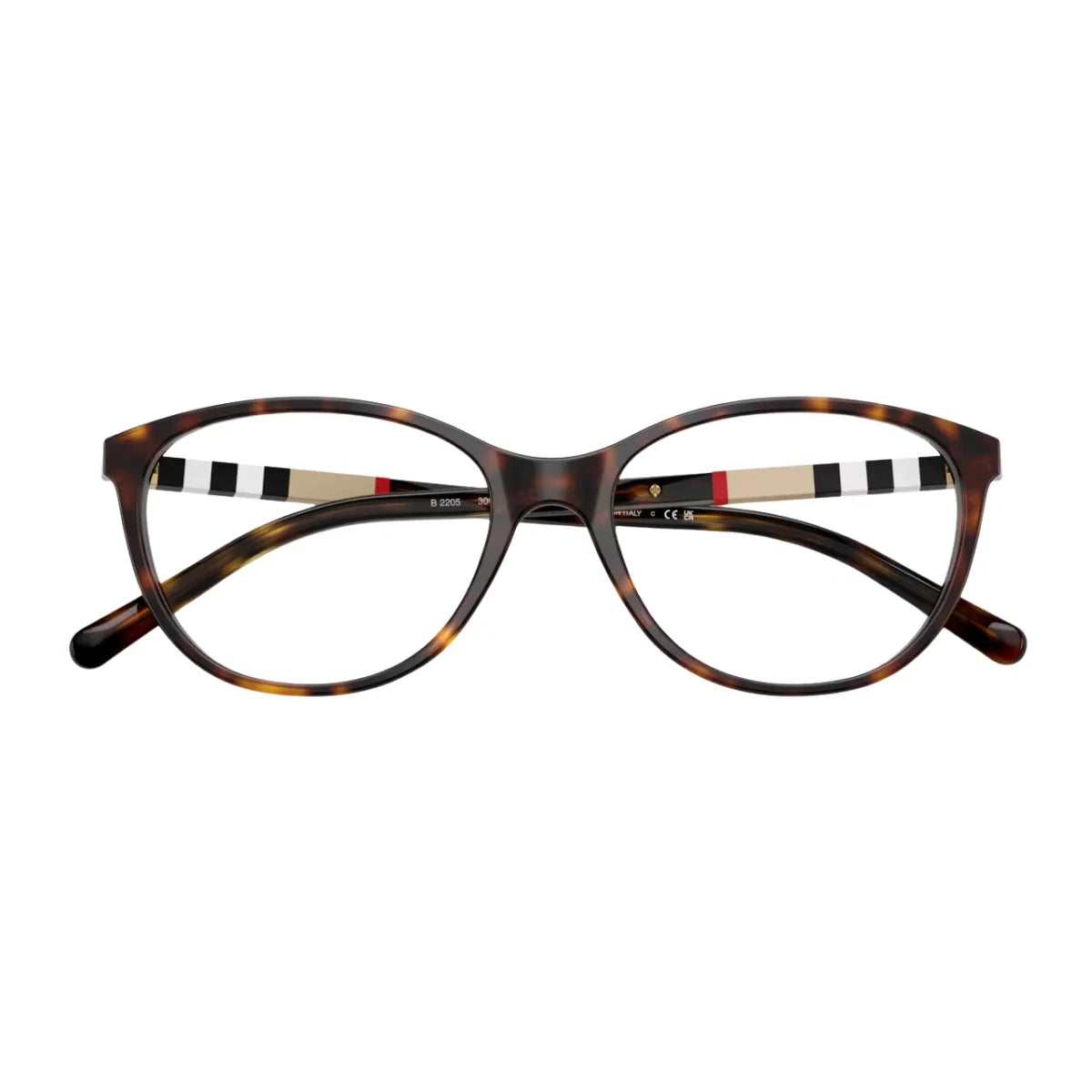 Designer Burberry cat-eye eyeglasses B 2205 3002 for women at Optorium