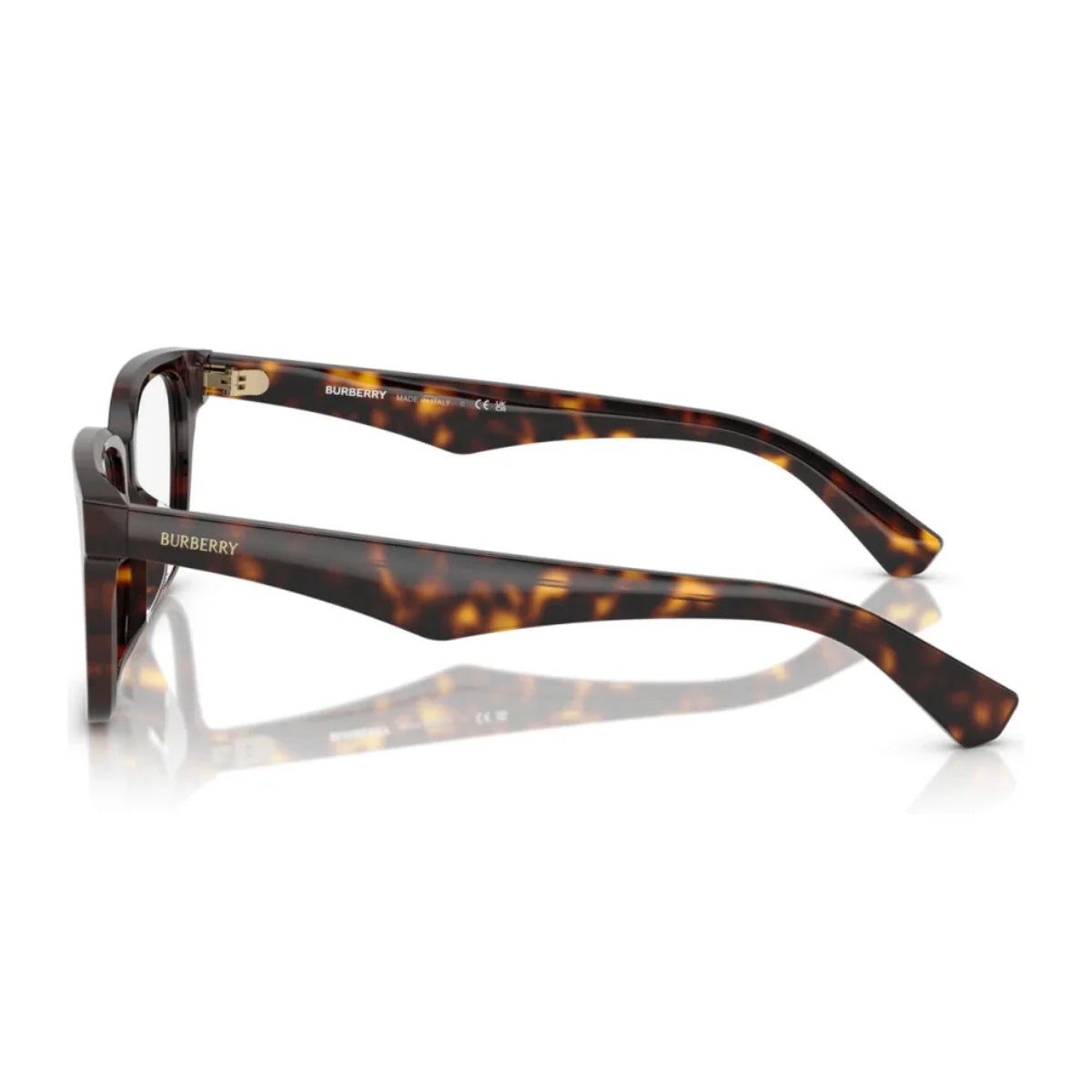 Luxury Burberry square eyeglasses B 2425D with Havana frame for women at Optorium