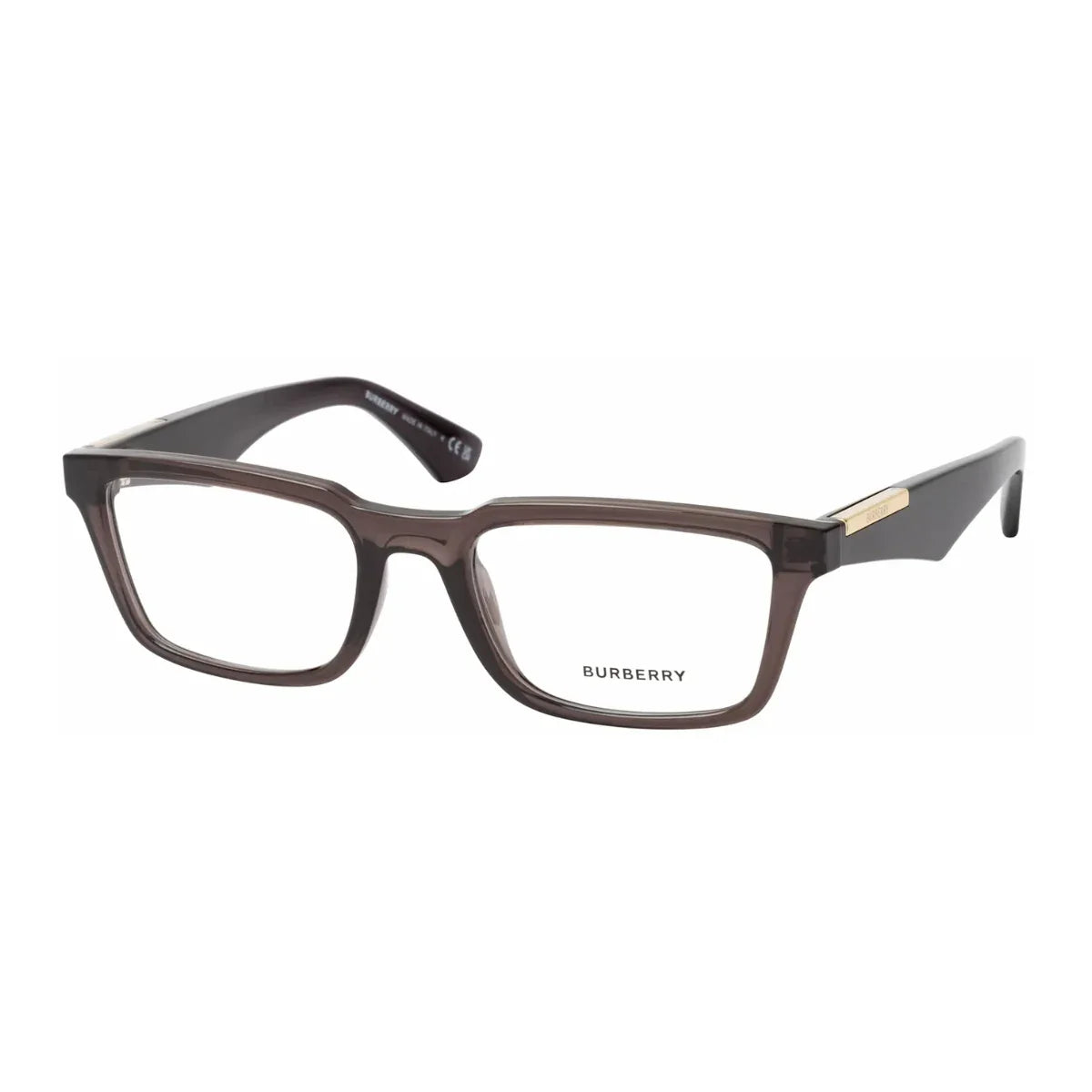 Modern Burberry spectacles in dark grey rectangle full rim frame model B2428-U 4112, fashionable Burberry eyeglass frames for men & women, premium quality Burberry eyewear collection at Optorium.